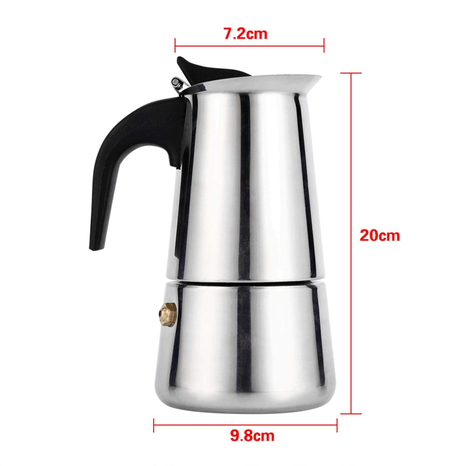 Kuuleyn moka acciaio inox 300ml fornelli