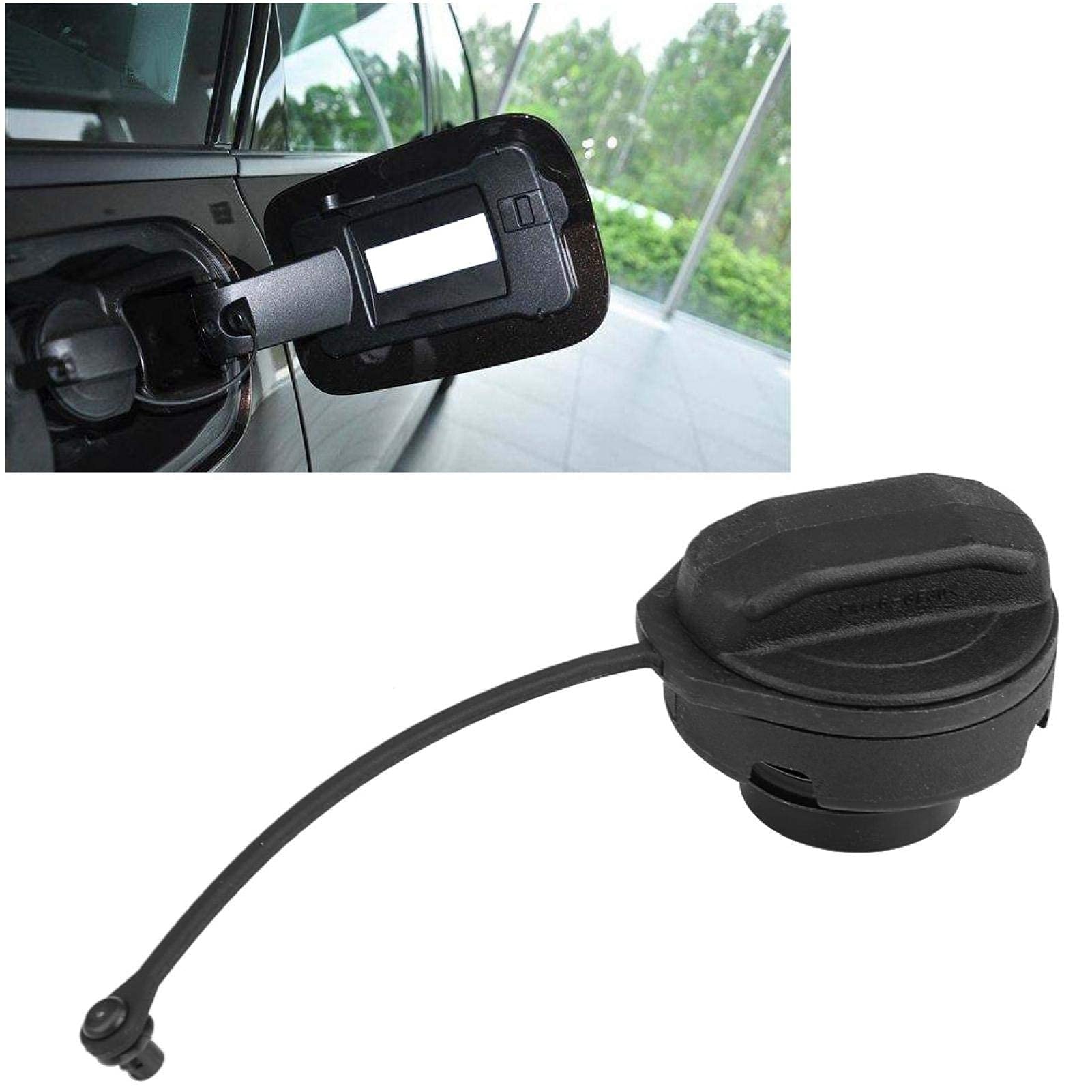 Kuuleyn 1H0201553B Tappo Serbatoio Carburante Nero Plastica