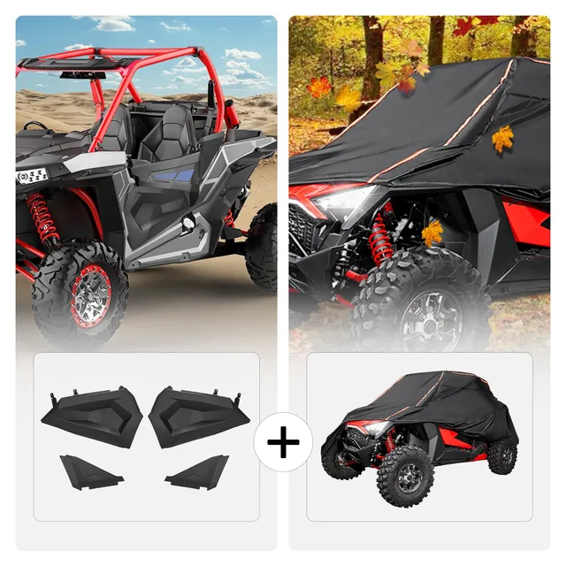 KEMIMOTO RZR pannelli porta inferiori + telo UTV 420D