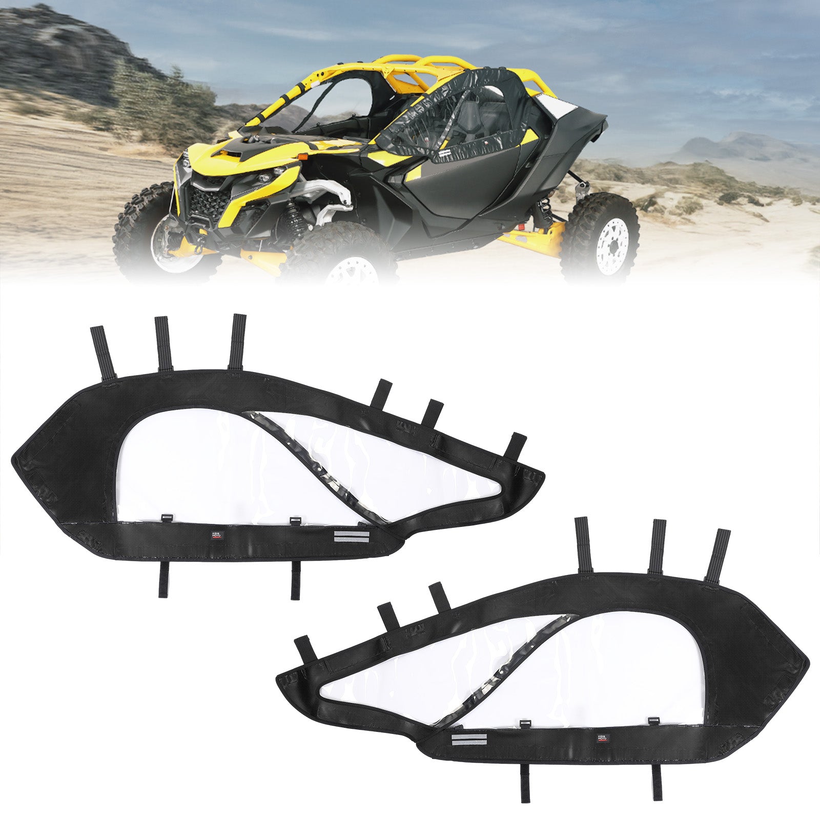 KEMIMOTO Porte Superiori Morbide Can-Am Maverick R con TPU