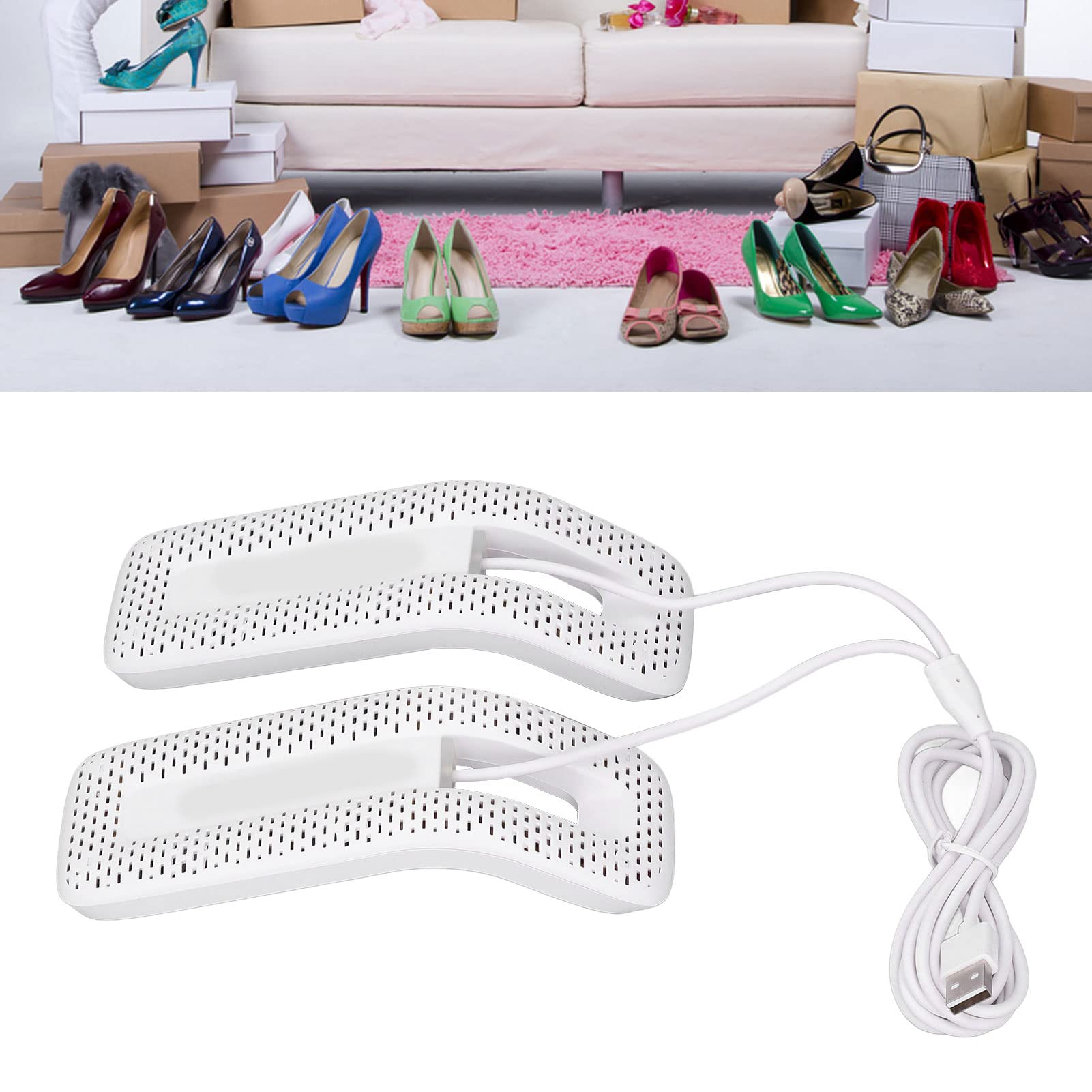 Hapivida asciuga scarpe elettrico USB 10W portatile