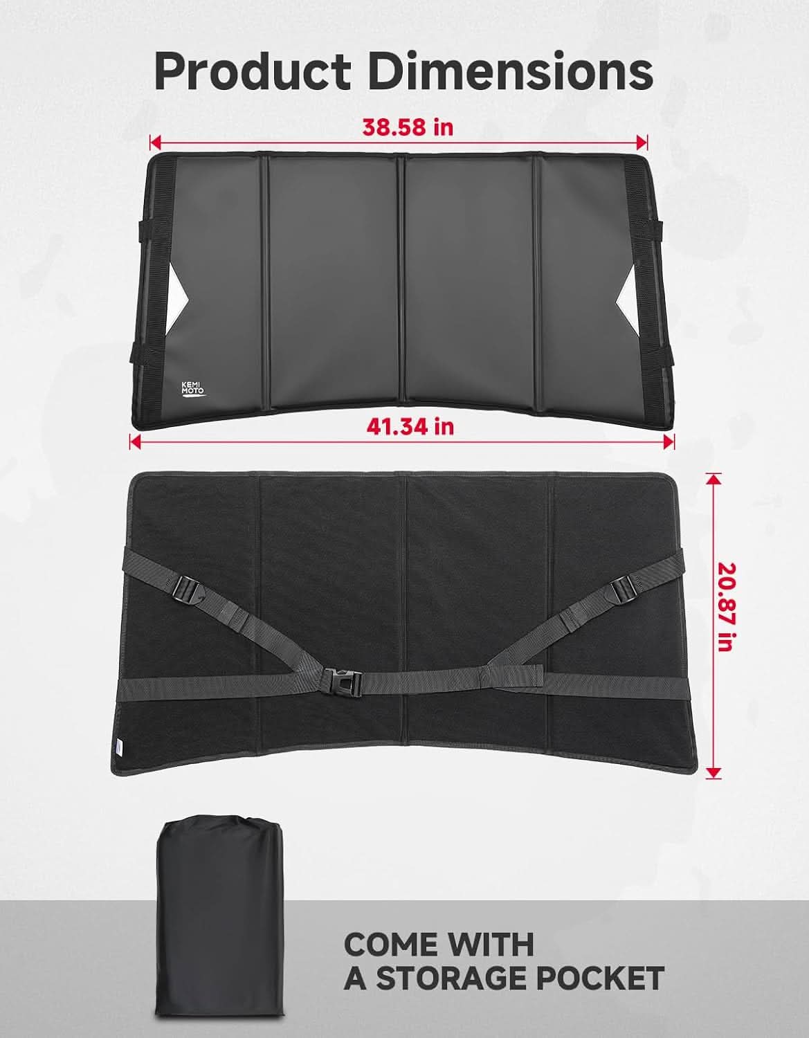 KEMIMOTO RZR XP 1000 copertura parabrezza trasporto impermeabile