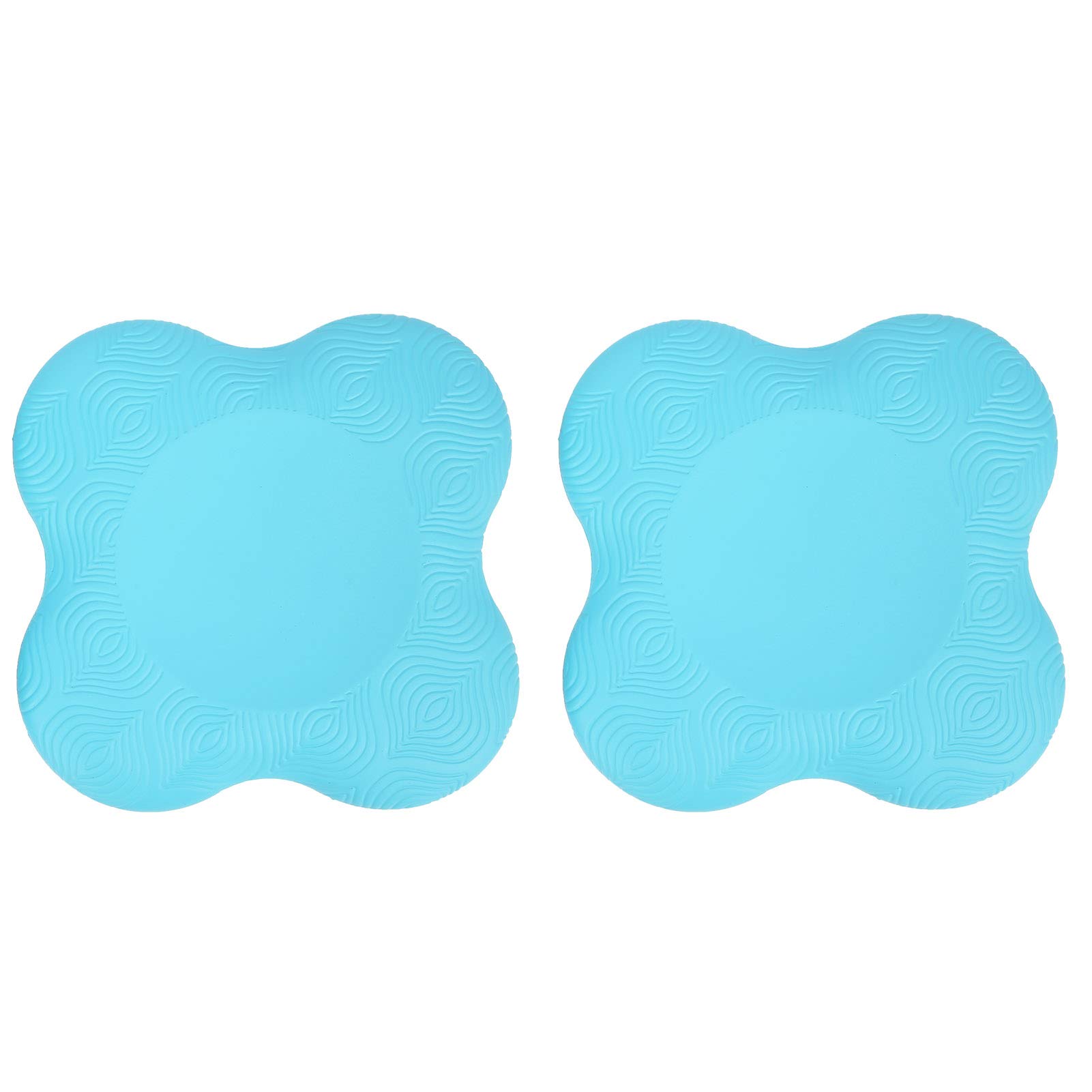 Kuuleyn Cuscino Supporto Ginocchia Yoga Nero Verde Antiscivolo