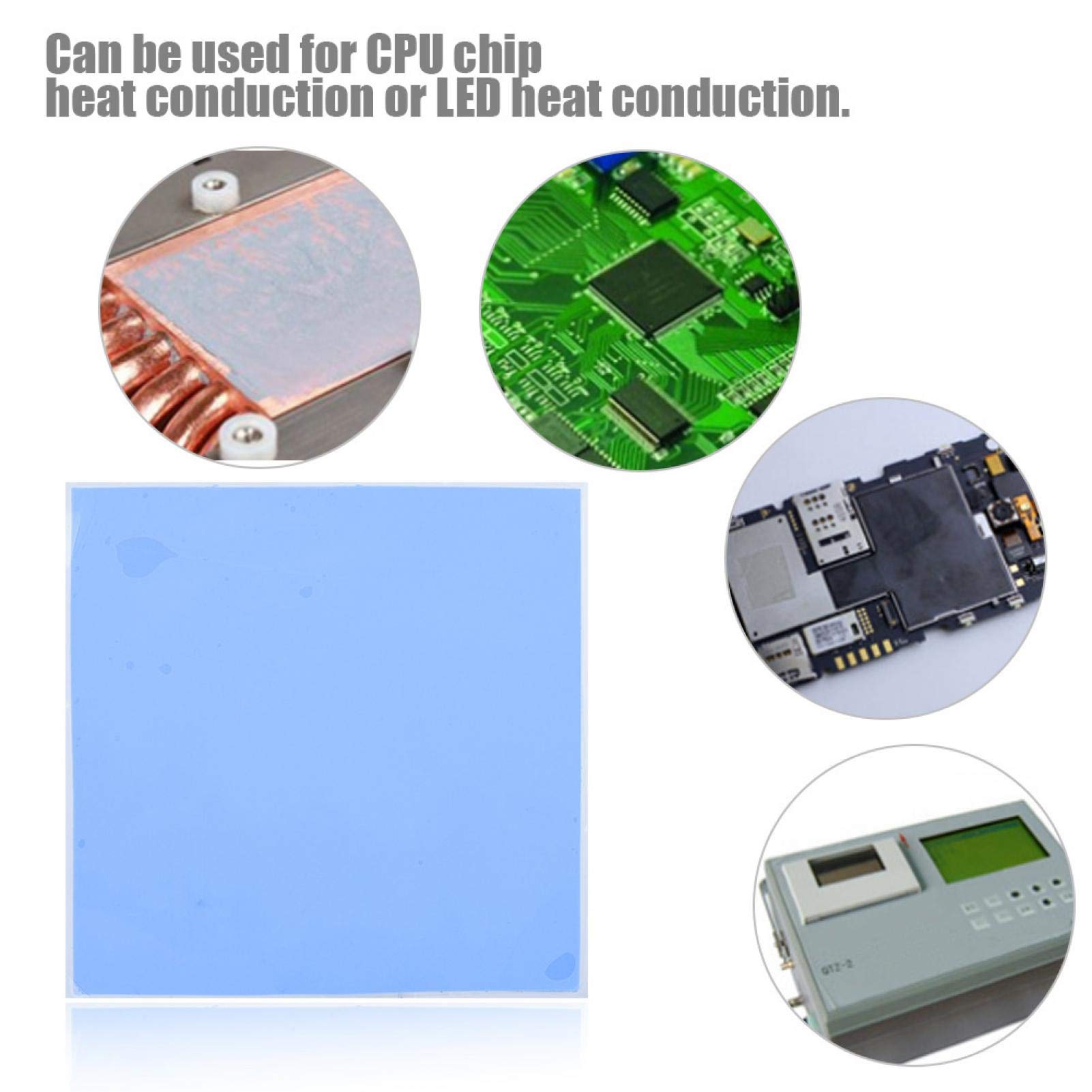 Kuuleyn pad termico CPU 100x100x3 mm blu