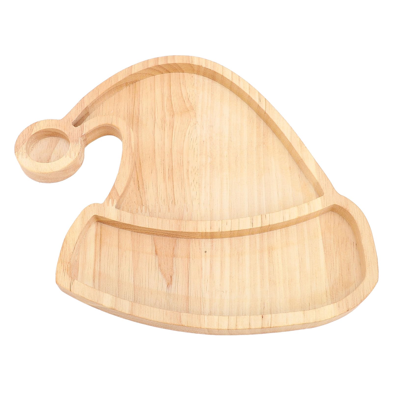 Hapivida Vassoio Legno Quercia Cappello Natale Antipasti