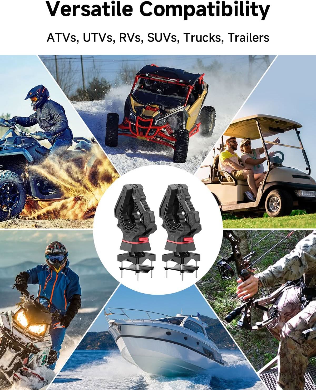 KEMIMOTO Porta Attrezzi Cricchetto ATV UTV Universale