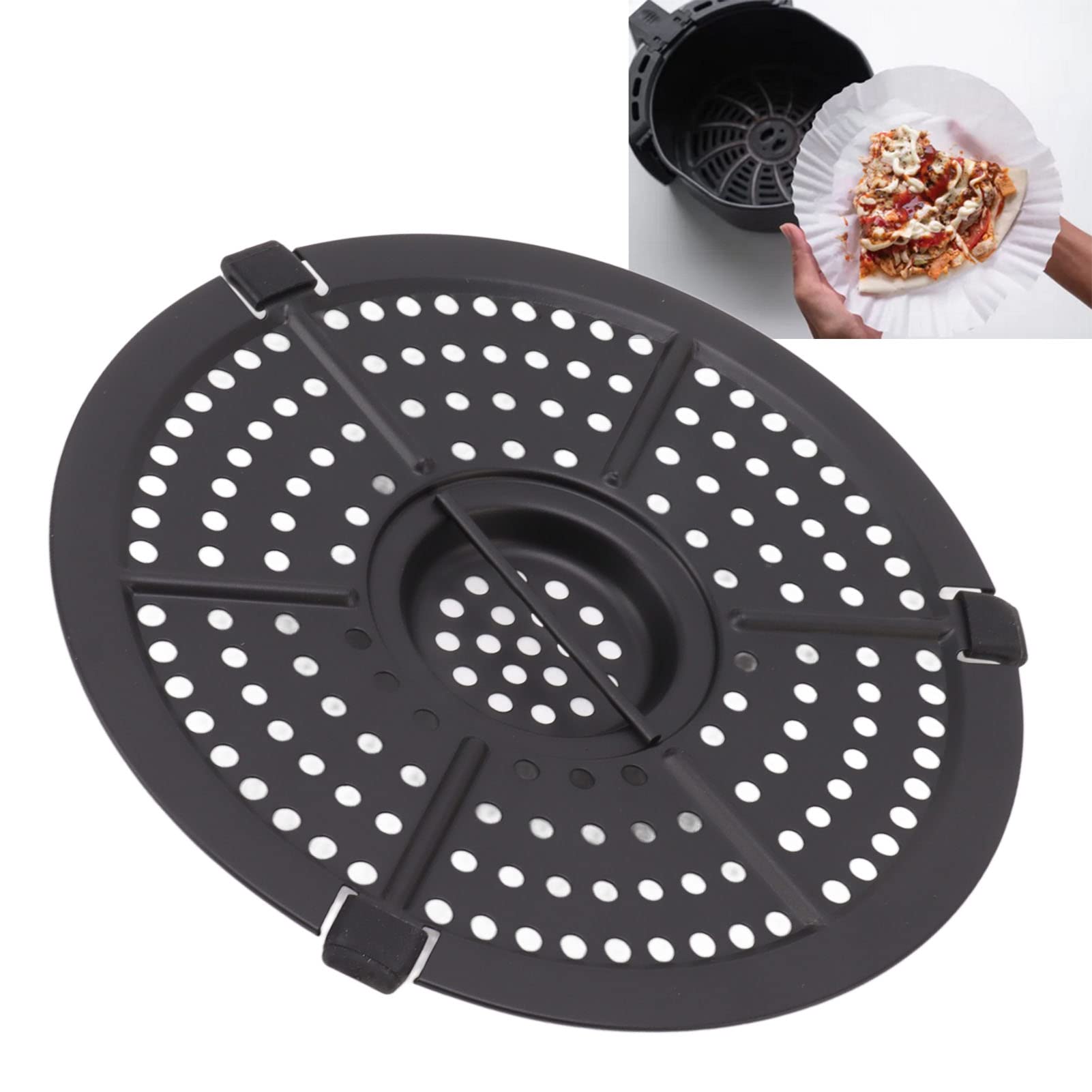 Kuuleyn Piastra Griglia Friggitrice ad Aria 16 cm Antiaderente