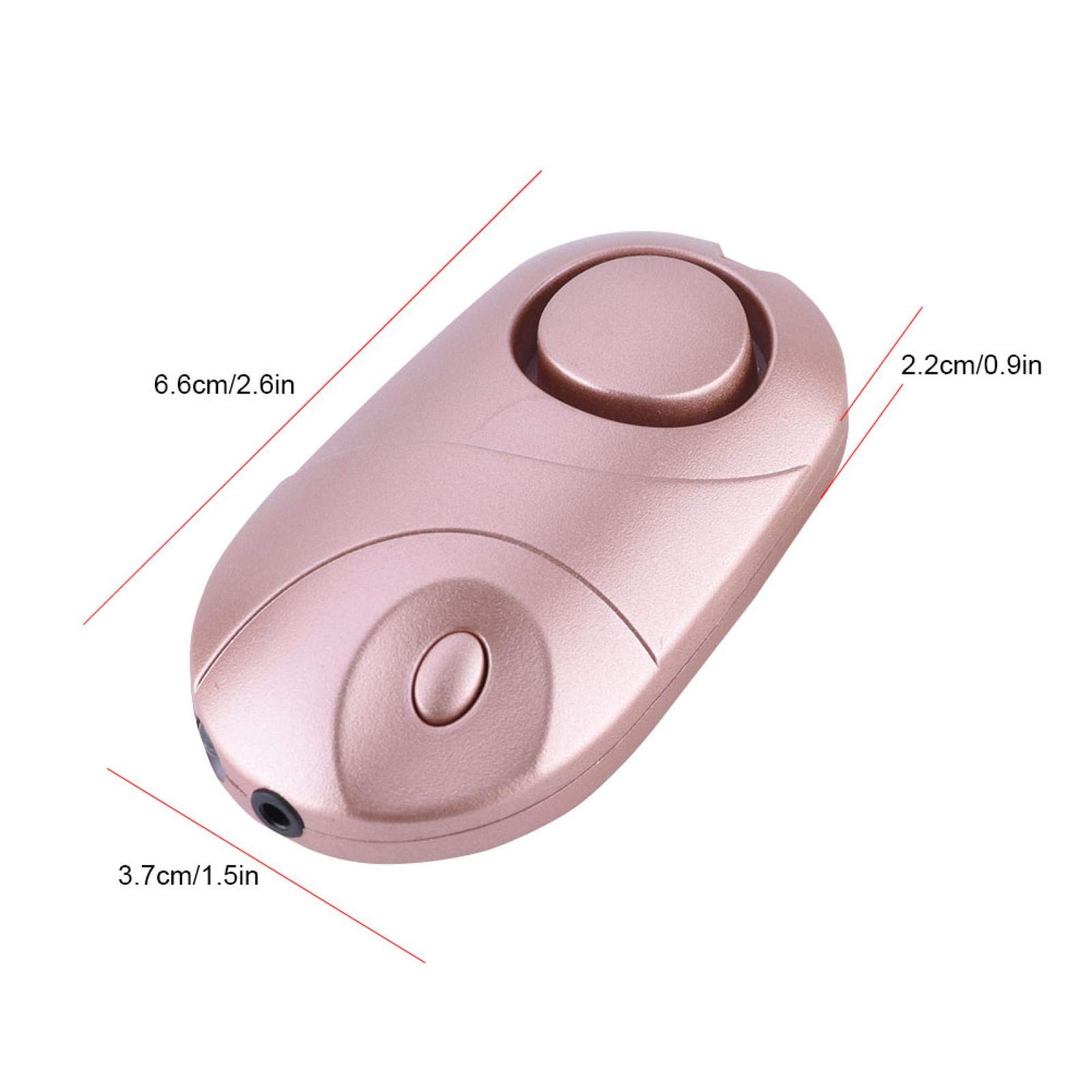 Kuuleyn allarme portachiavi 130dB LED allarme personale oro rosa