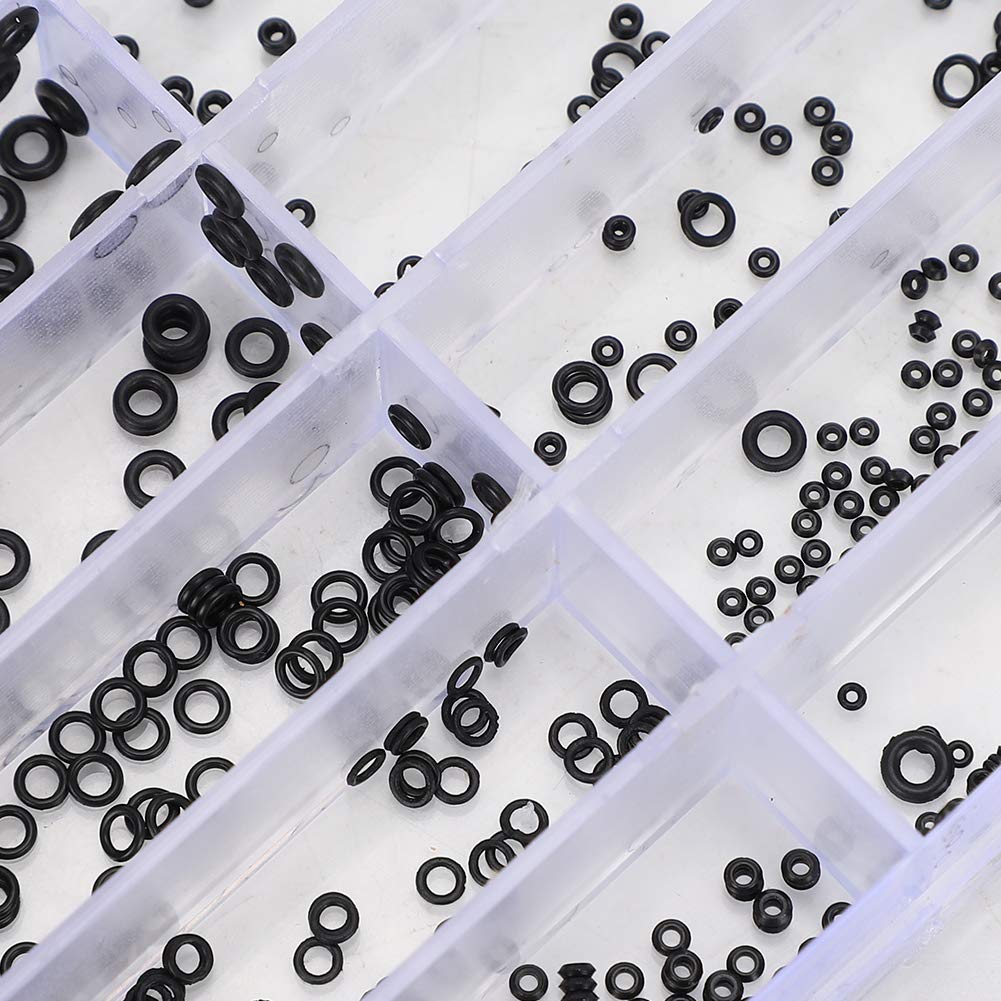 Hapivida Guarnizioni O-Ring in Gomma per Orologi 500 Pezzi