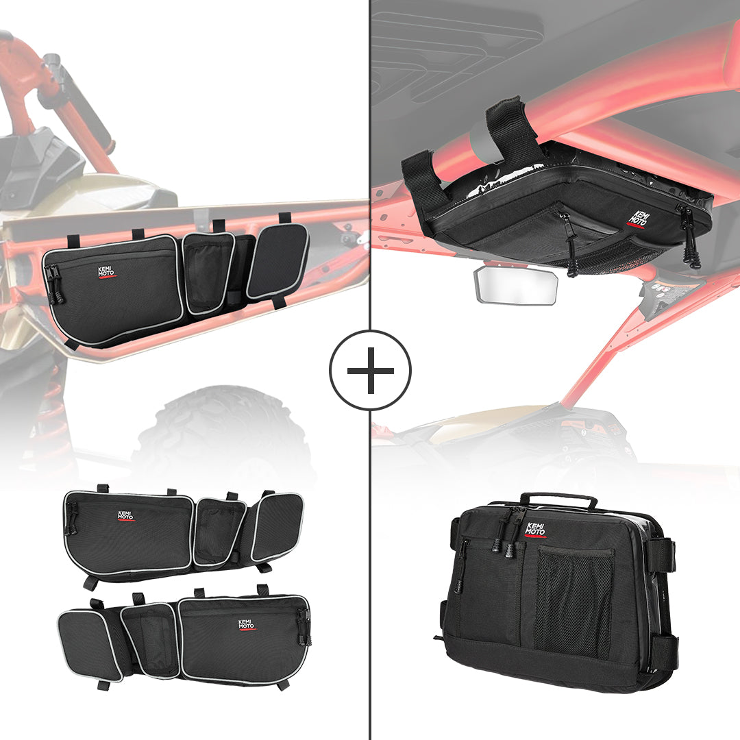 KEMIMOTO Maverick X3 Borse Portaoggetti Tetto Porta 1680D