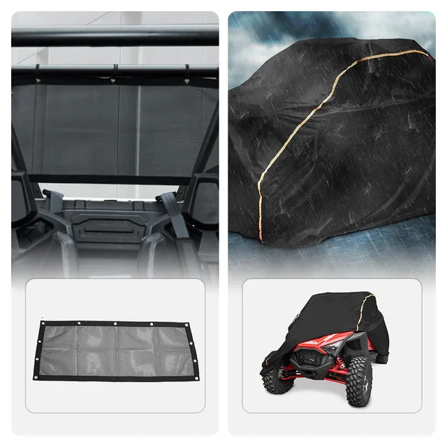 Kemimoto RZR Pro rete lunotto + telo impermeabile kit