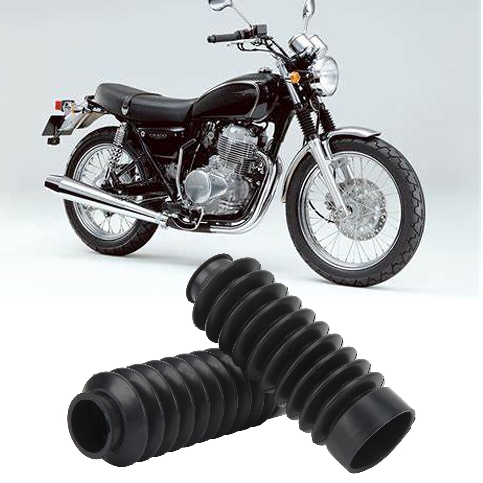 AOWINHIT Soffietti Forcella Gomma Moto CB400 CL400 Set 2 Pezzi