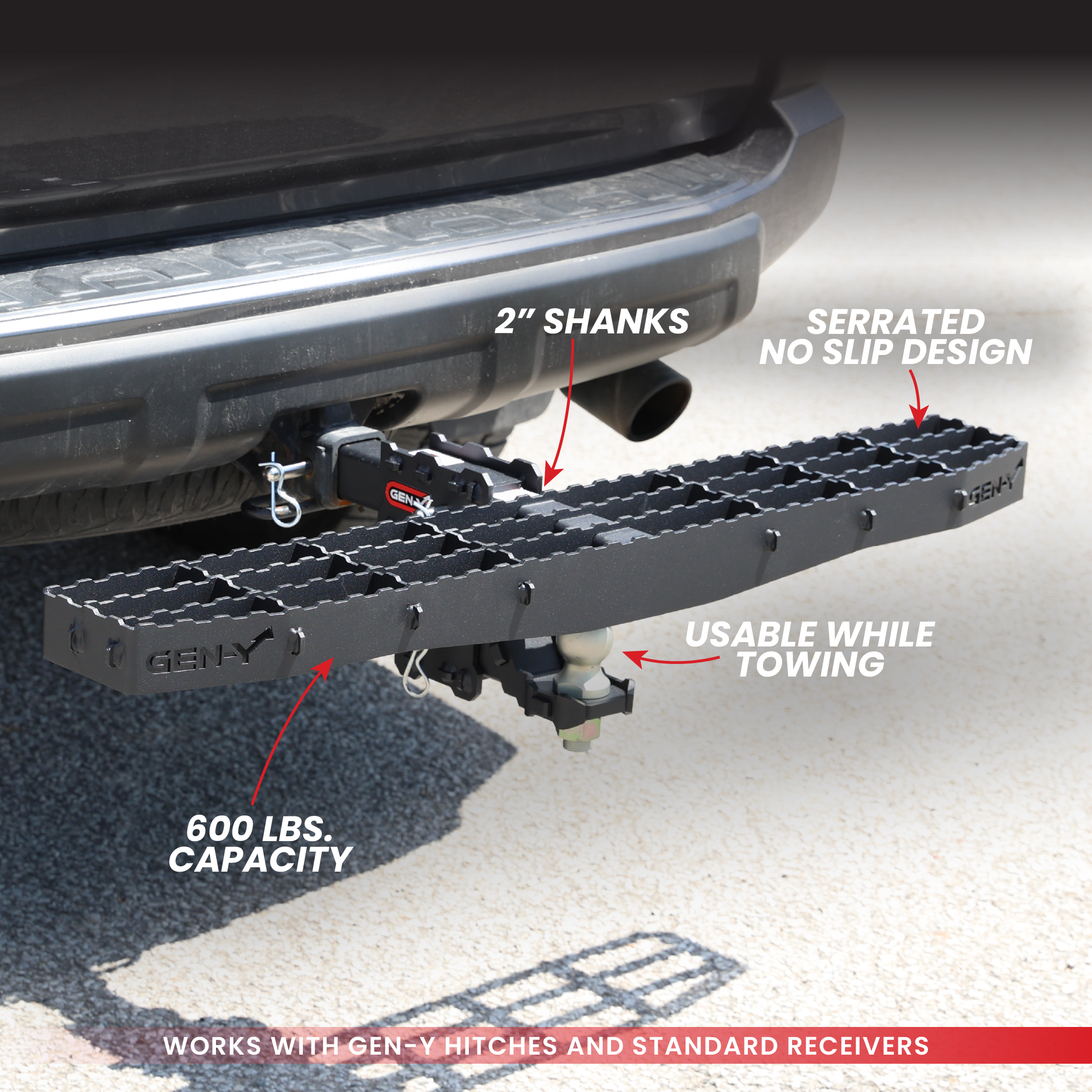 GEN-Y Hitch PHANTOM-XL Predellino Gancio 2" 42" 272 kg