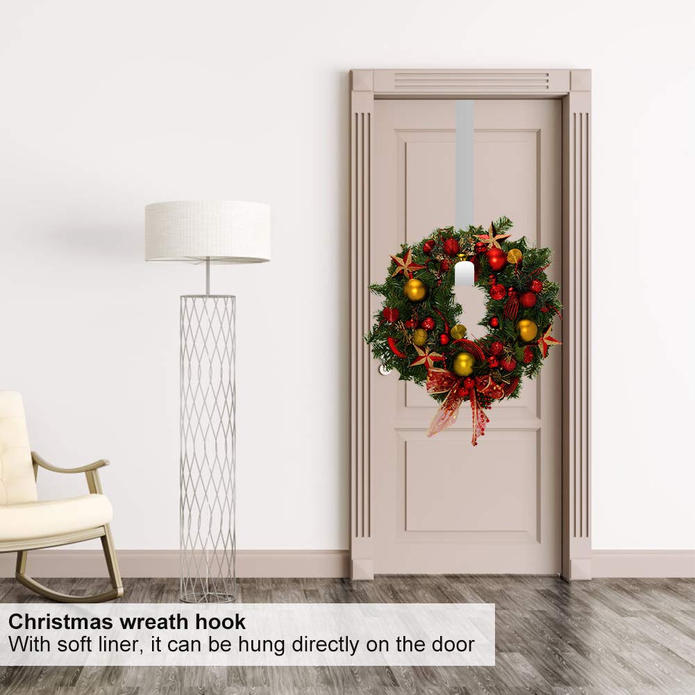 Hapivida Gancio Porta per Ghirlanda Bianco 38-61 cm