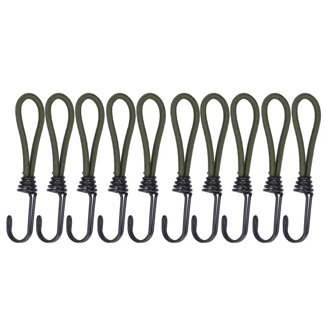 Kuuleyn Corda Elastica Tenda Campeggio 10 Pezzi Gancio