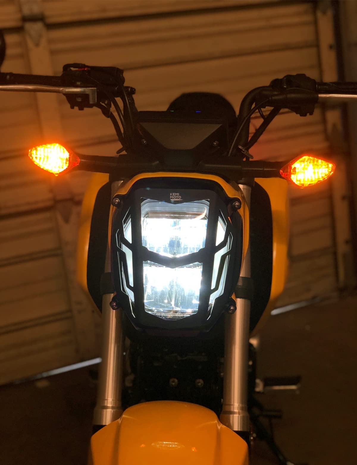 KEMIMOTO MSX125 Grom 2022-2024 protezione faro alluminio