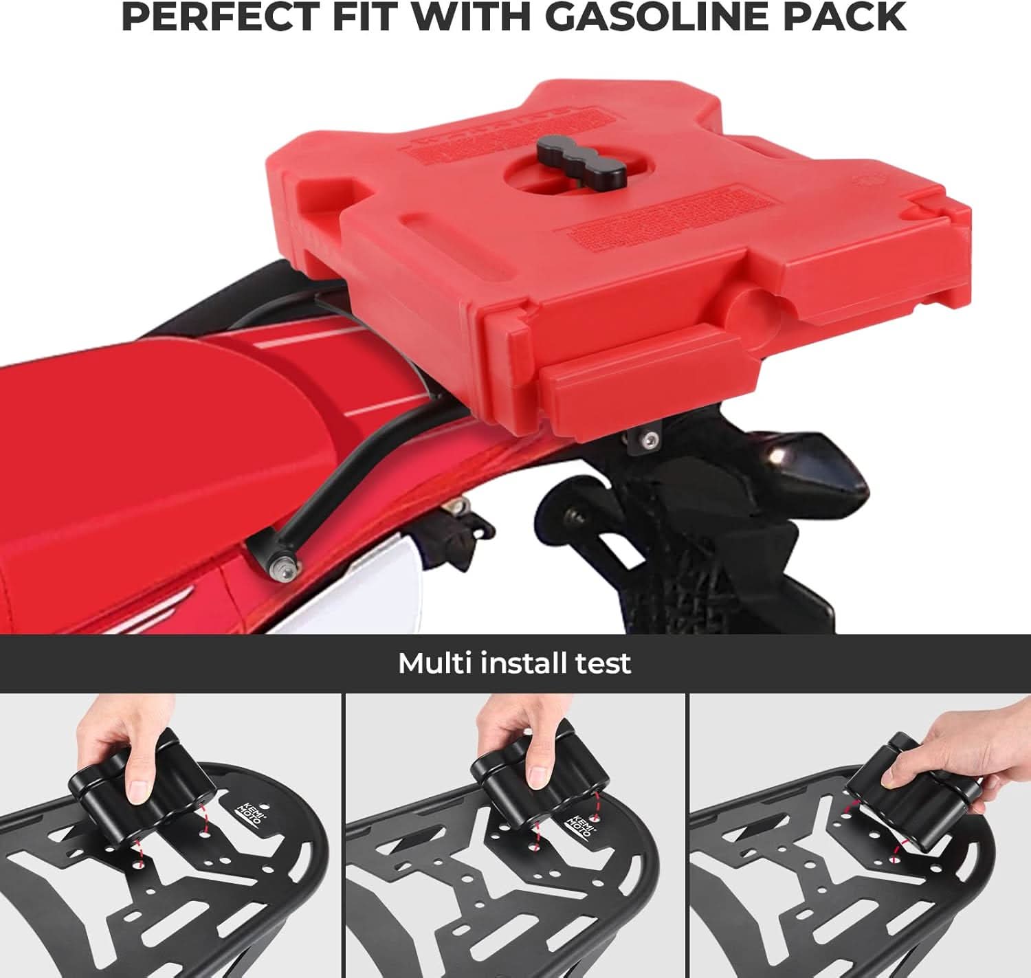 KEMIMOTO CRF450L portapacchi posteriore moto benzina