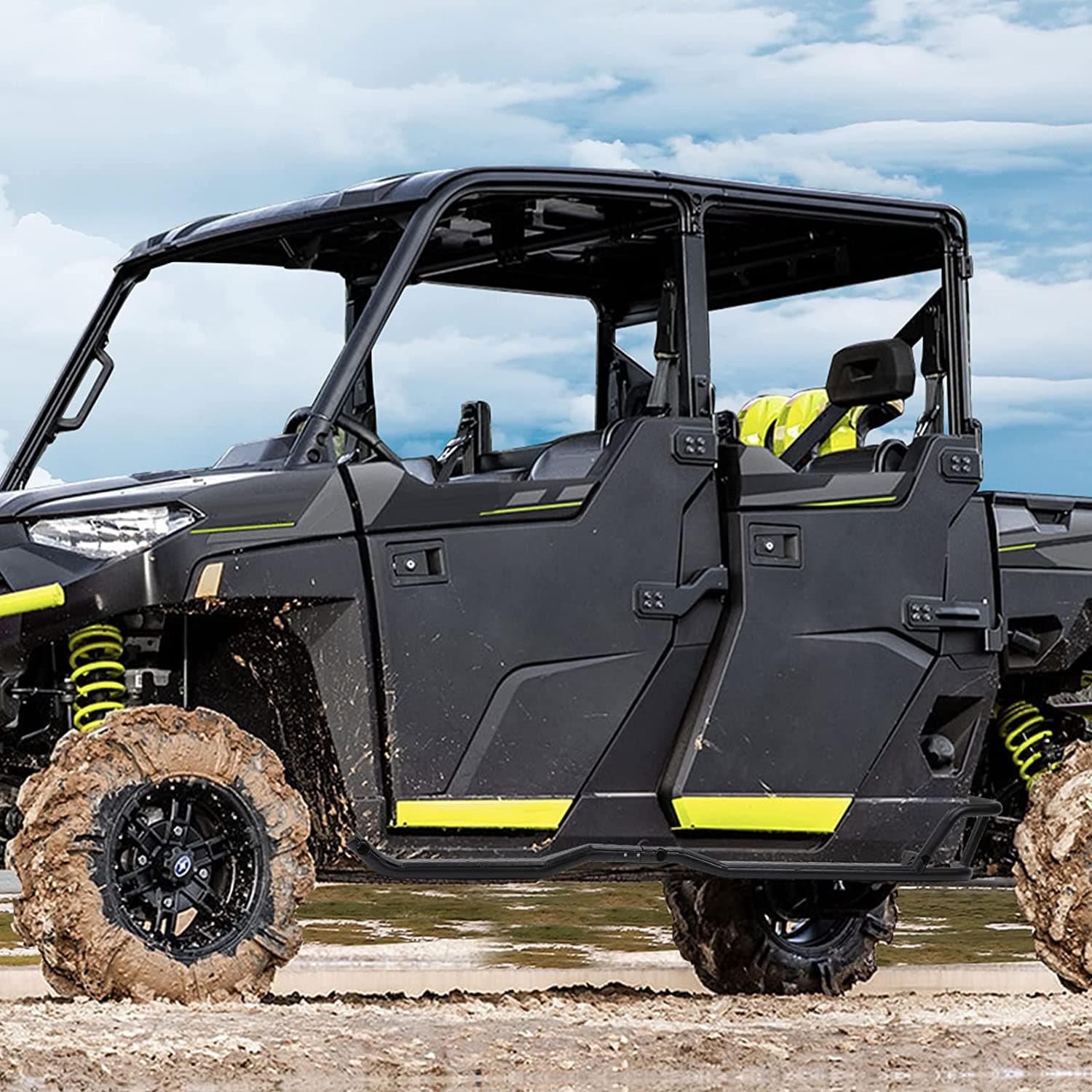 KEMIMOTO Pedane Laterali Ranger Crew XP 1000 in Acciaio Coppia