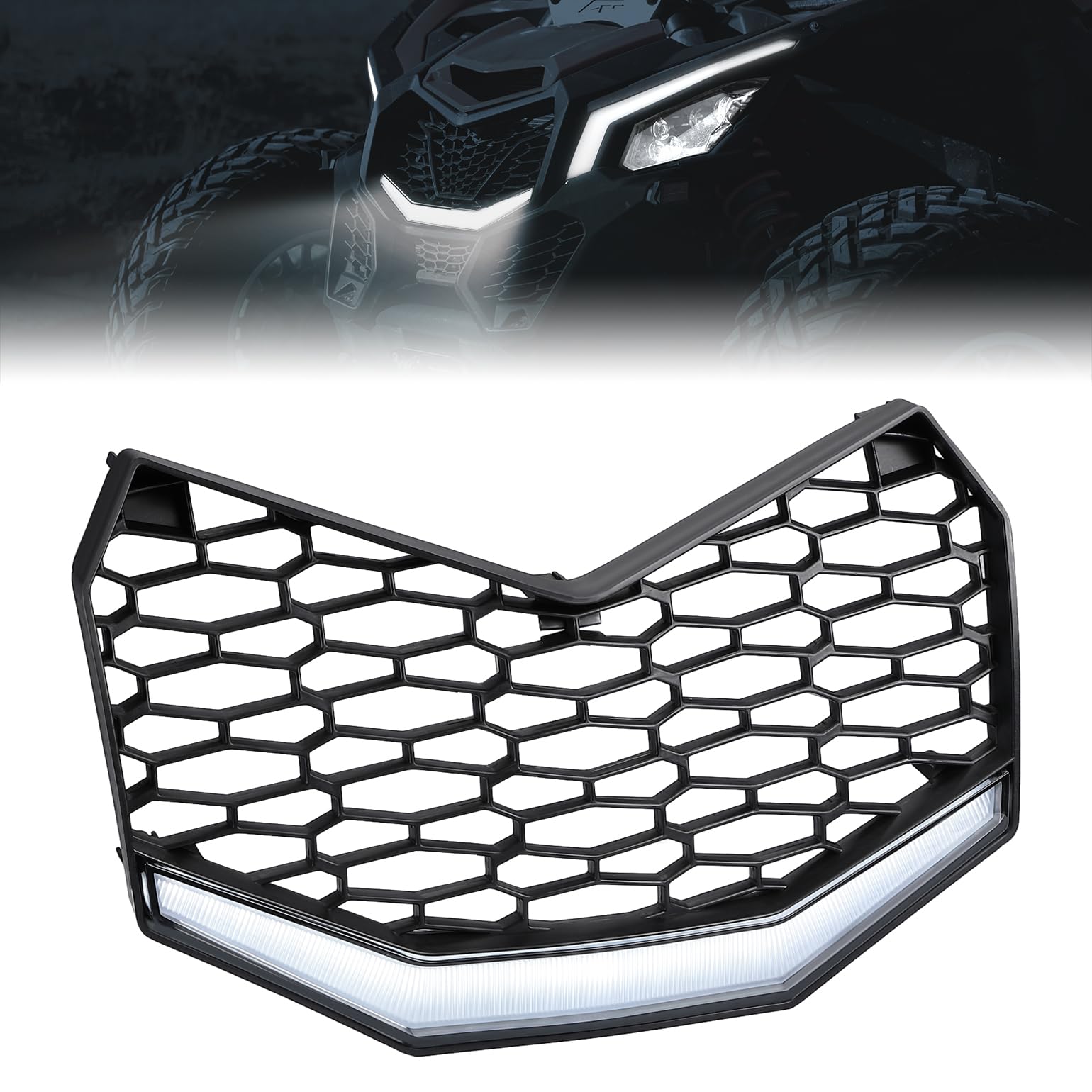 KEMIMOTO Maverick X3 Griglia Anteriore con LED IP67