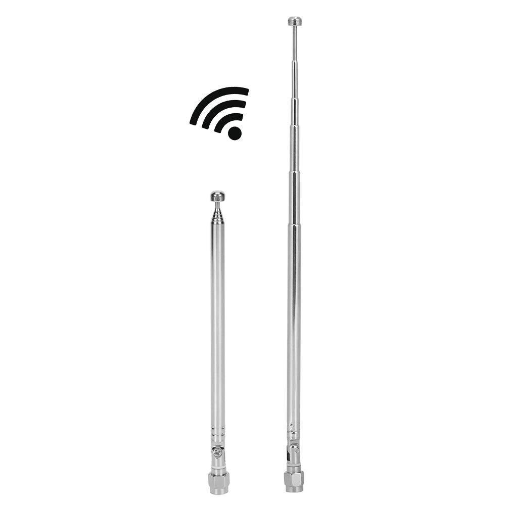 Kuuleyn antenna telescopica SMA maschio 40MHz-6G 6 sezioni