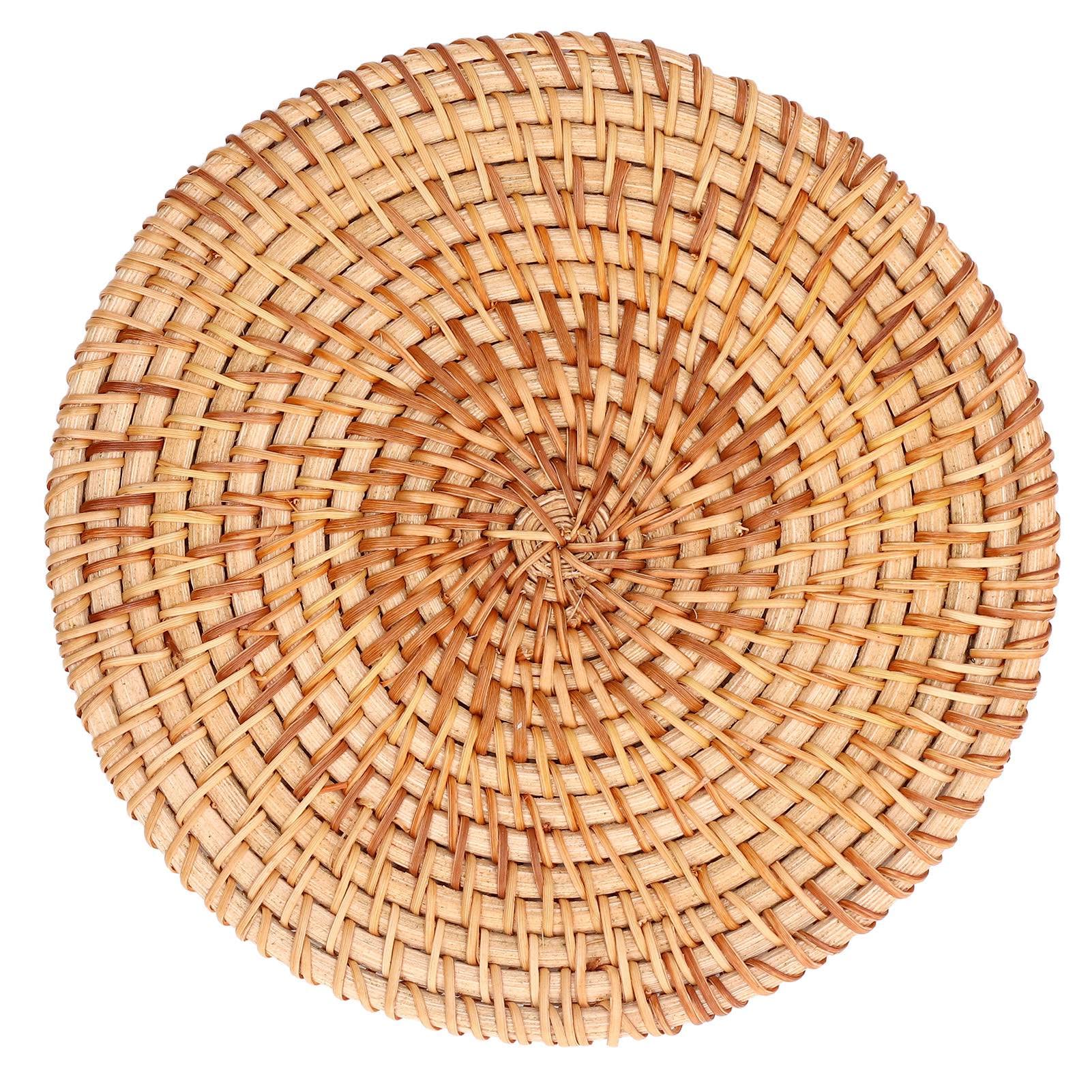 Kuuleyn sottopentola rattan 22 cm tovaglietta rotonda naturale