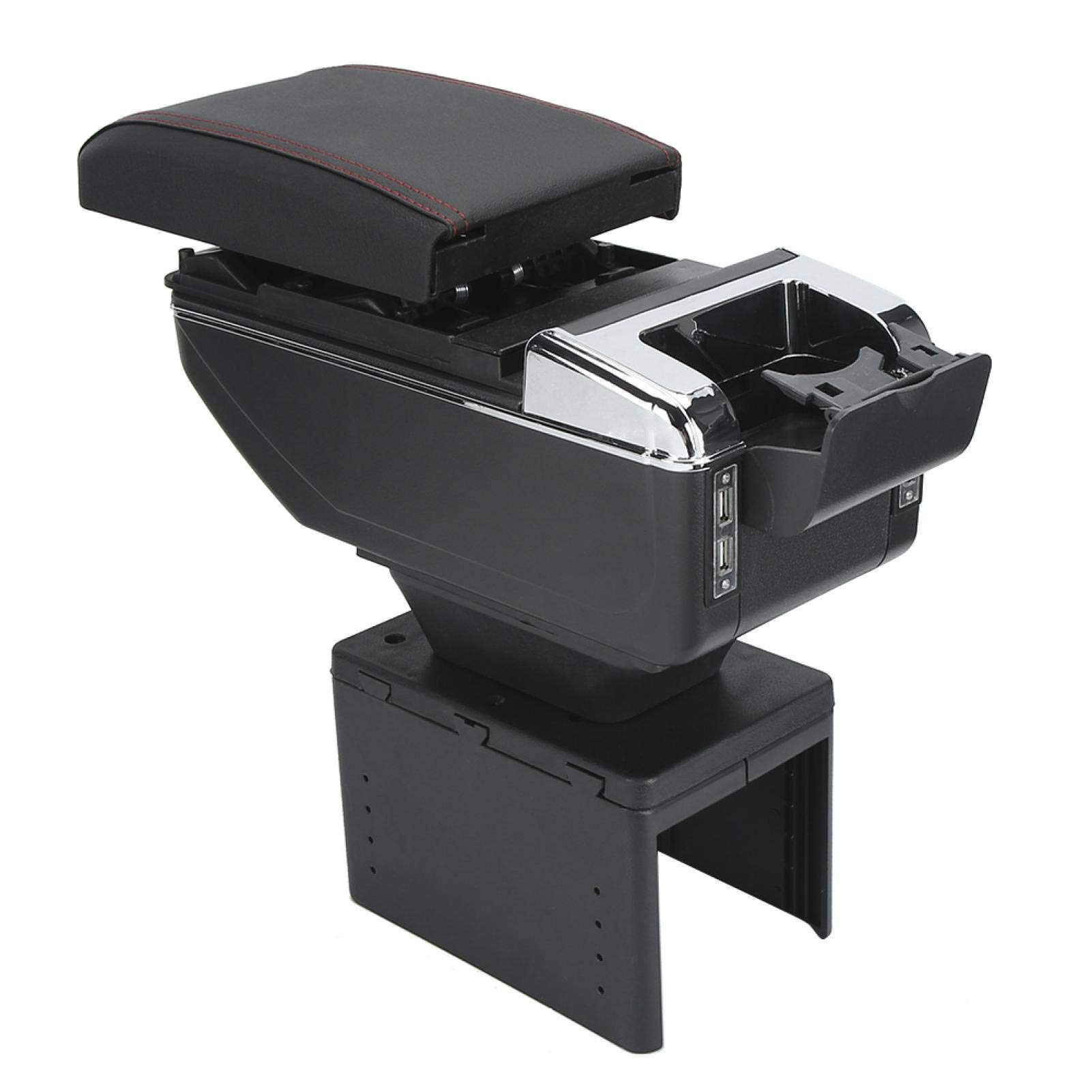 Kuuleyn bracciolo auto universale nero con USB