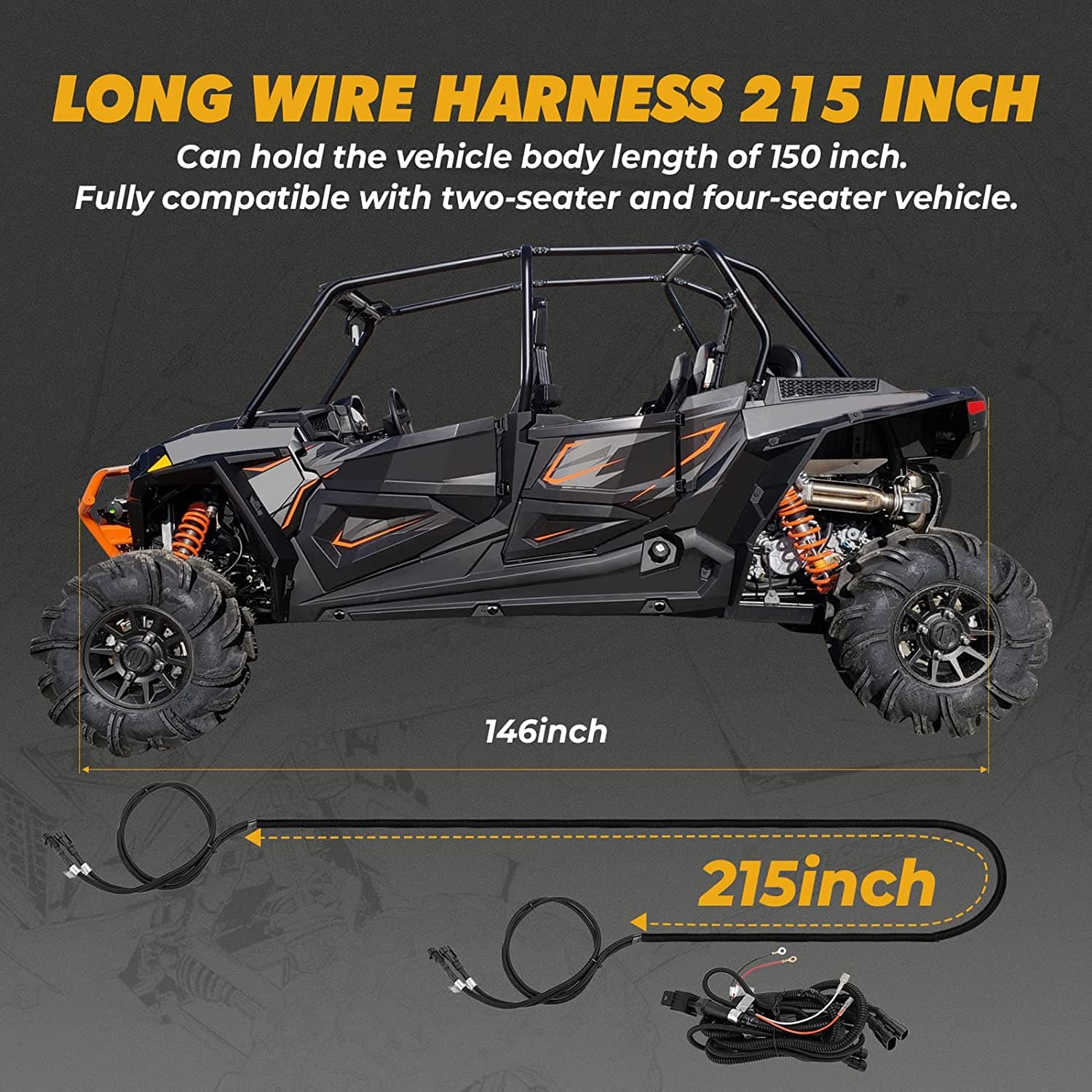 Kemimoto Kit Frecce UTV Universale con Clacson 105dB