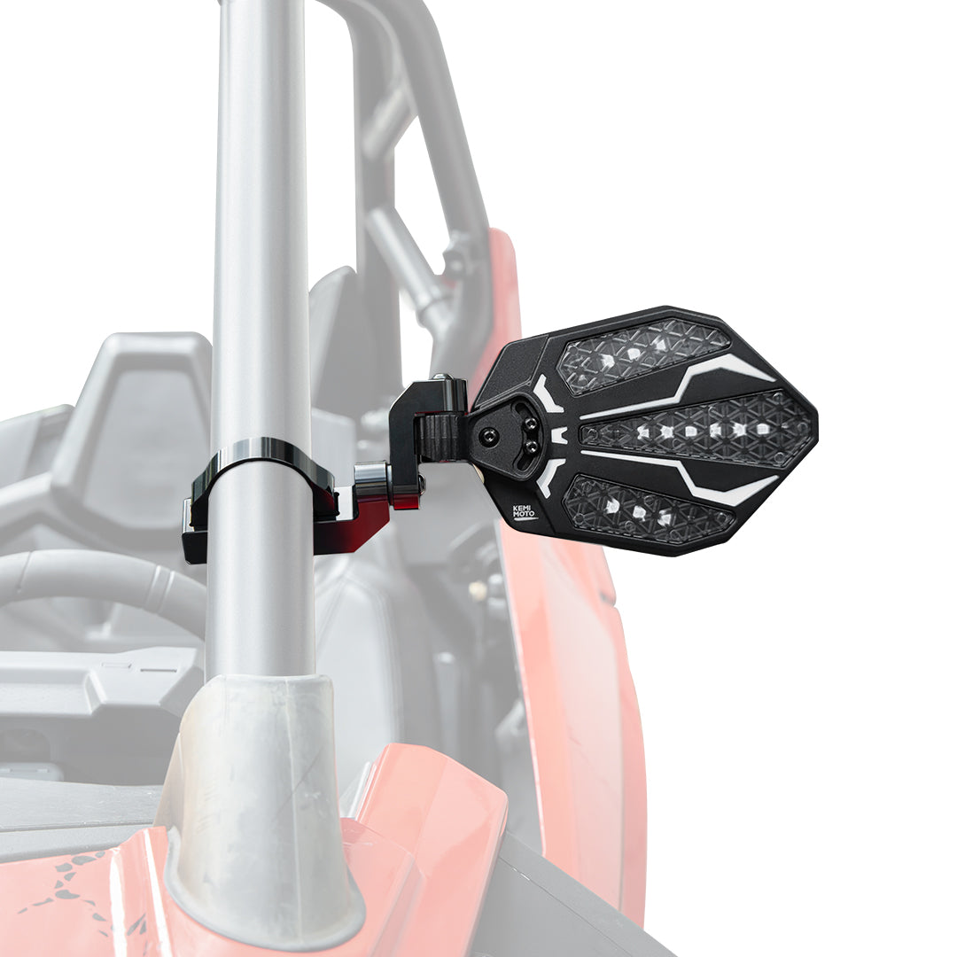 Kemimoto Maverick X3 specchietti RGB alluminio coppia