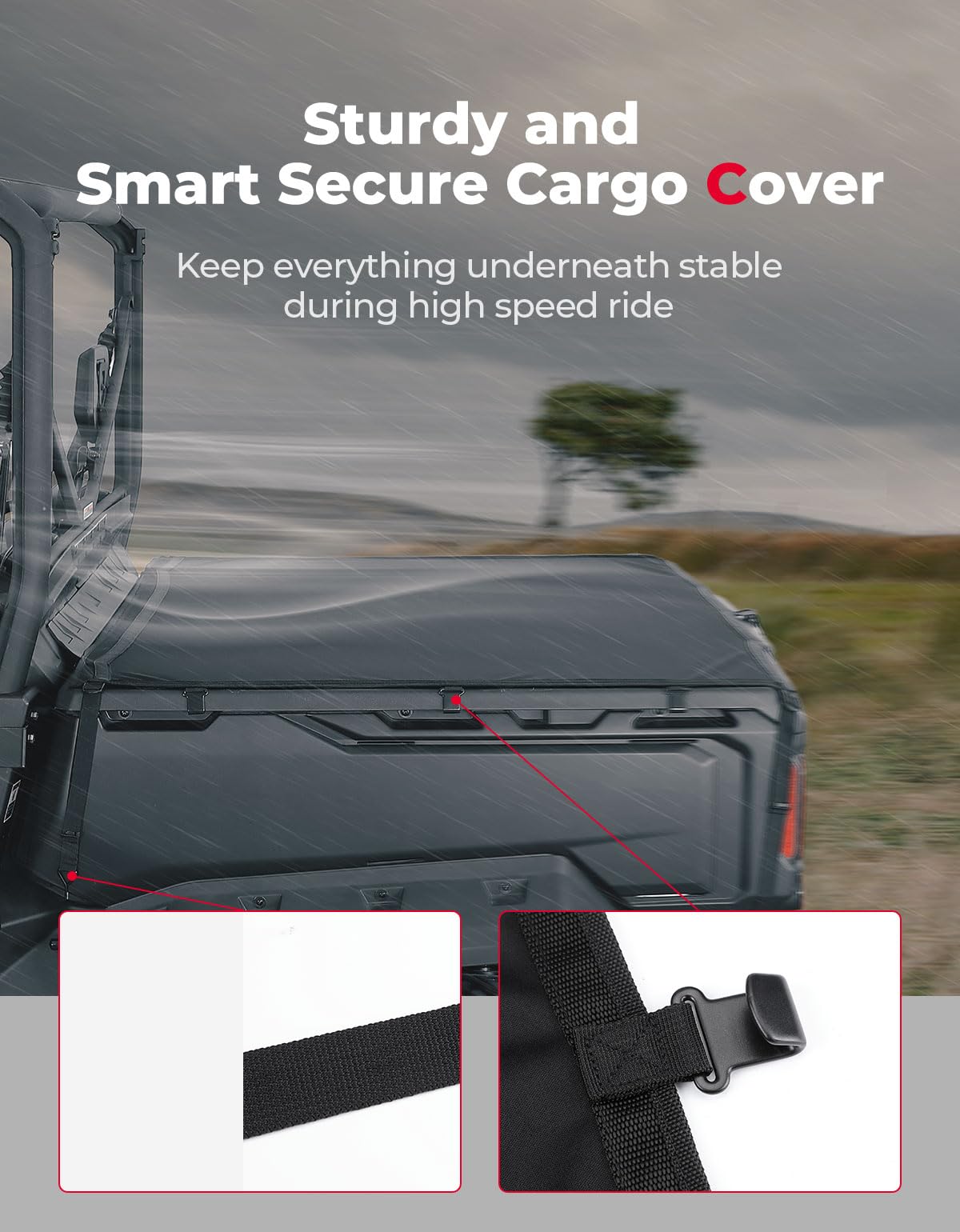 KEMIMOTO Defender rete elastica cassone copertura carico