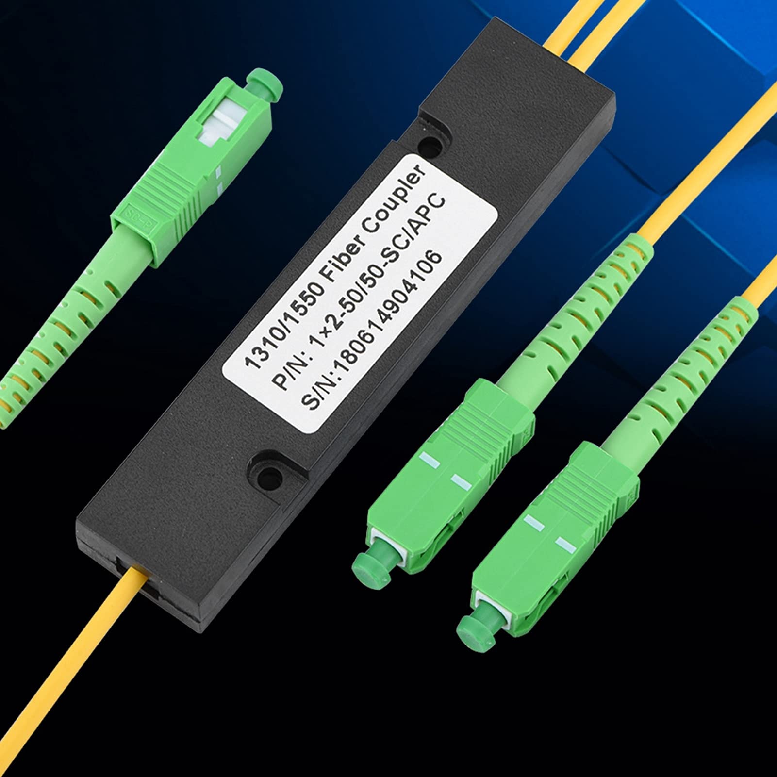 Kuuleyn 1X2 Splitter Fibra Ottica SC APC Monomodale