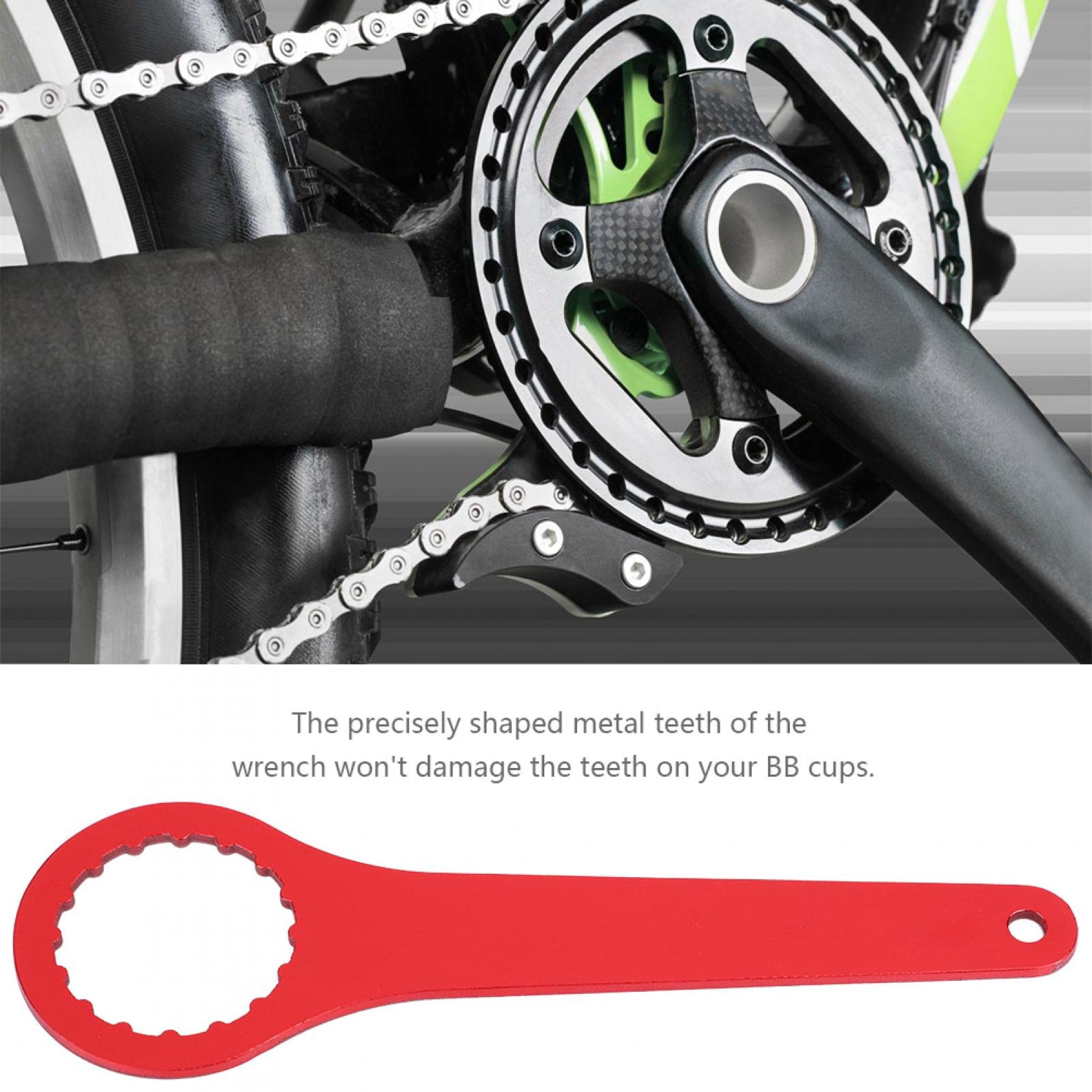 Kuuleyn Chiave Movimento Centrale Bici BB91 Rossa