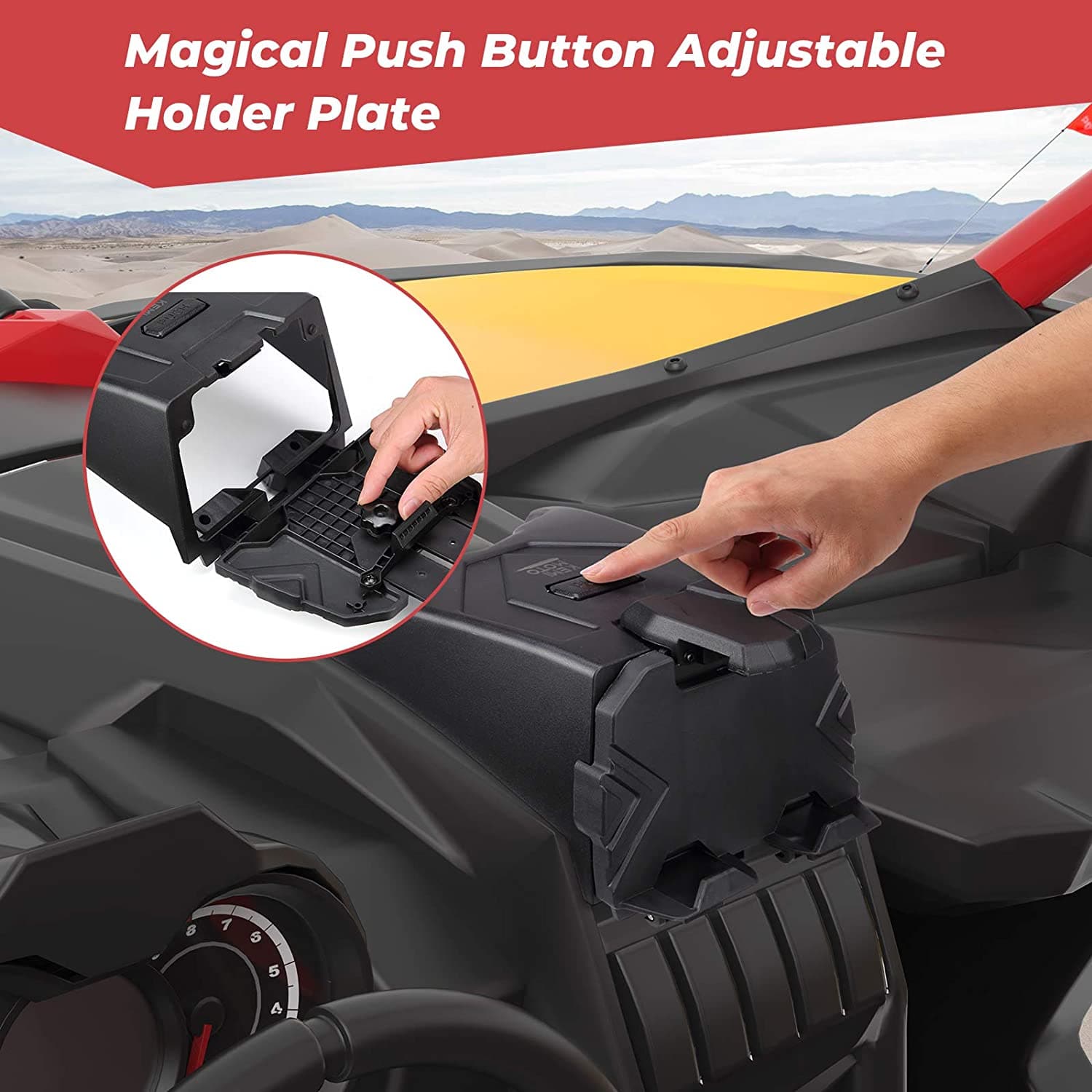 KEMIMOTO Porta tablet con box Can-Am Maverick X3