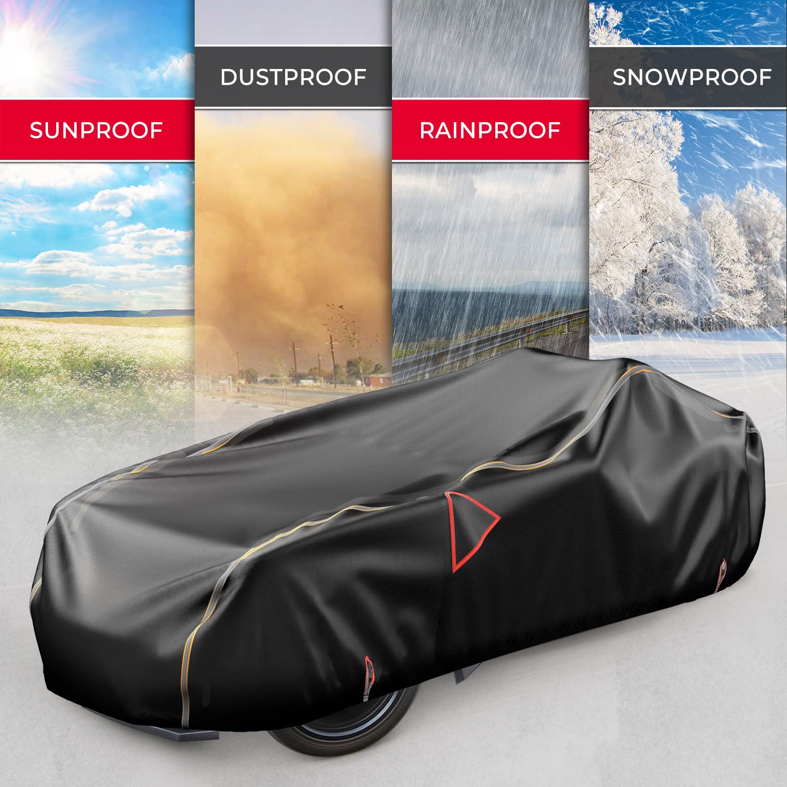 KEMIMOTO Slingshot telo coprimoto impermeabile con catarifrangenti