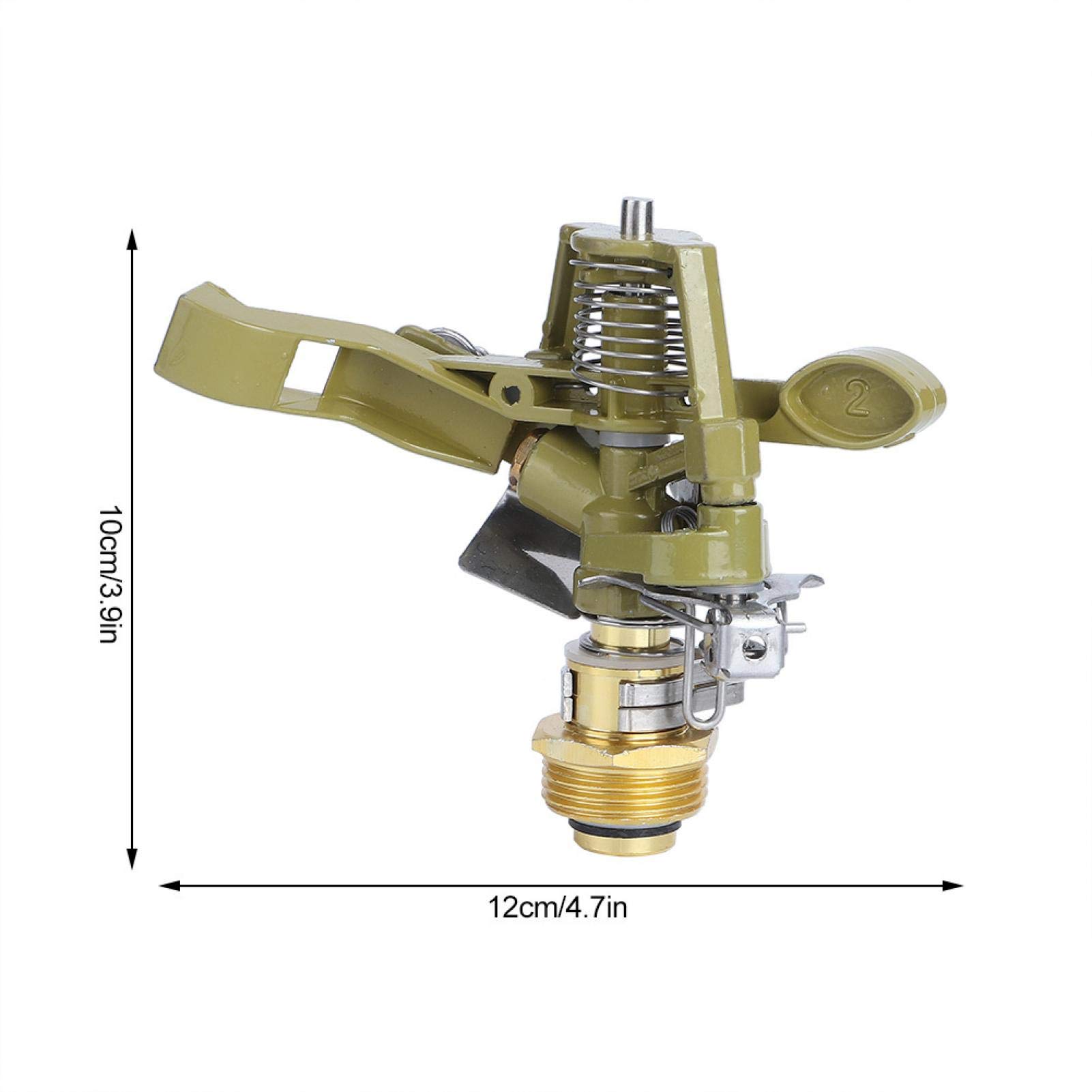 Kuuleyn Ugello Irrigazione G3/4 Alluminio 360 Gradi da Prato