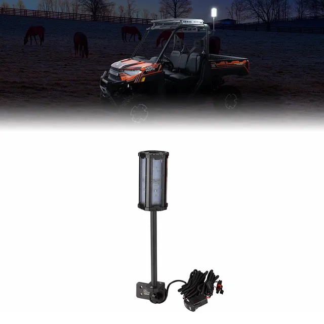 Kemimoto Ranger 1000 faro lavoro LED 12V IP65 posteriore