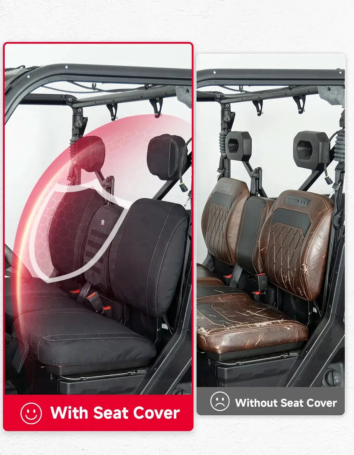 KEMIMOTO Coprisedili CFMOTO UFORCE U10 Pro con tasca