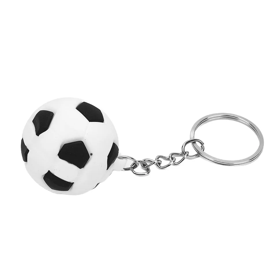 AOWINHIT Portachiavi pallone calcio 3,3 cm PVC