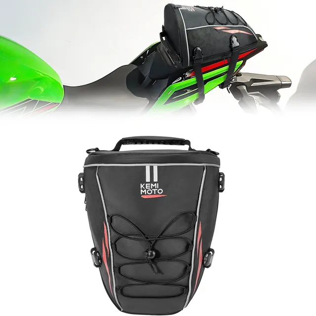 KEMIMOTO borsa posteriore moto 10L impermeabile universale