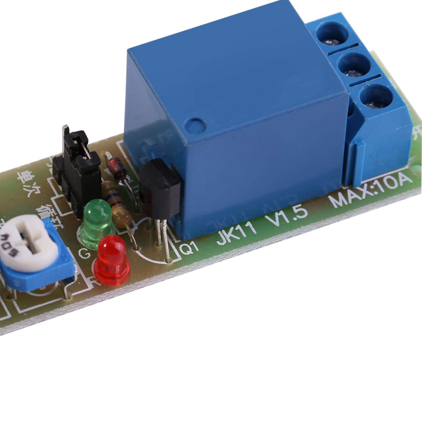 Kuuleyn Modulo Relè Ciclico DC 5V 0-15 Minuti Regolabile