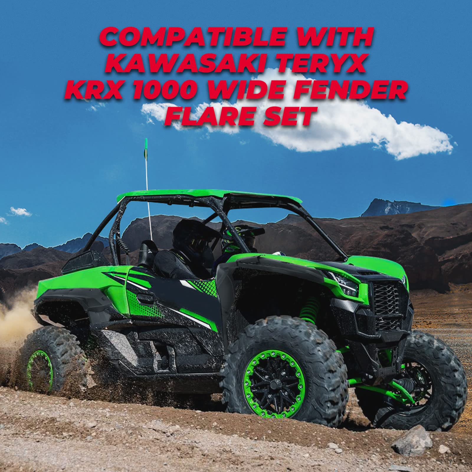 Kemimoto Teryx KRX 1000 parafanghi allargati plastica