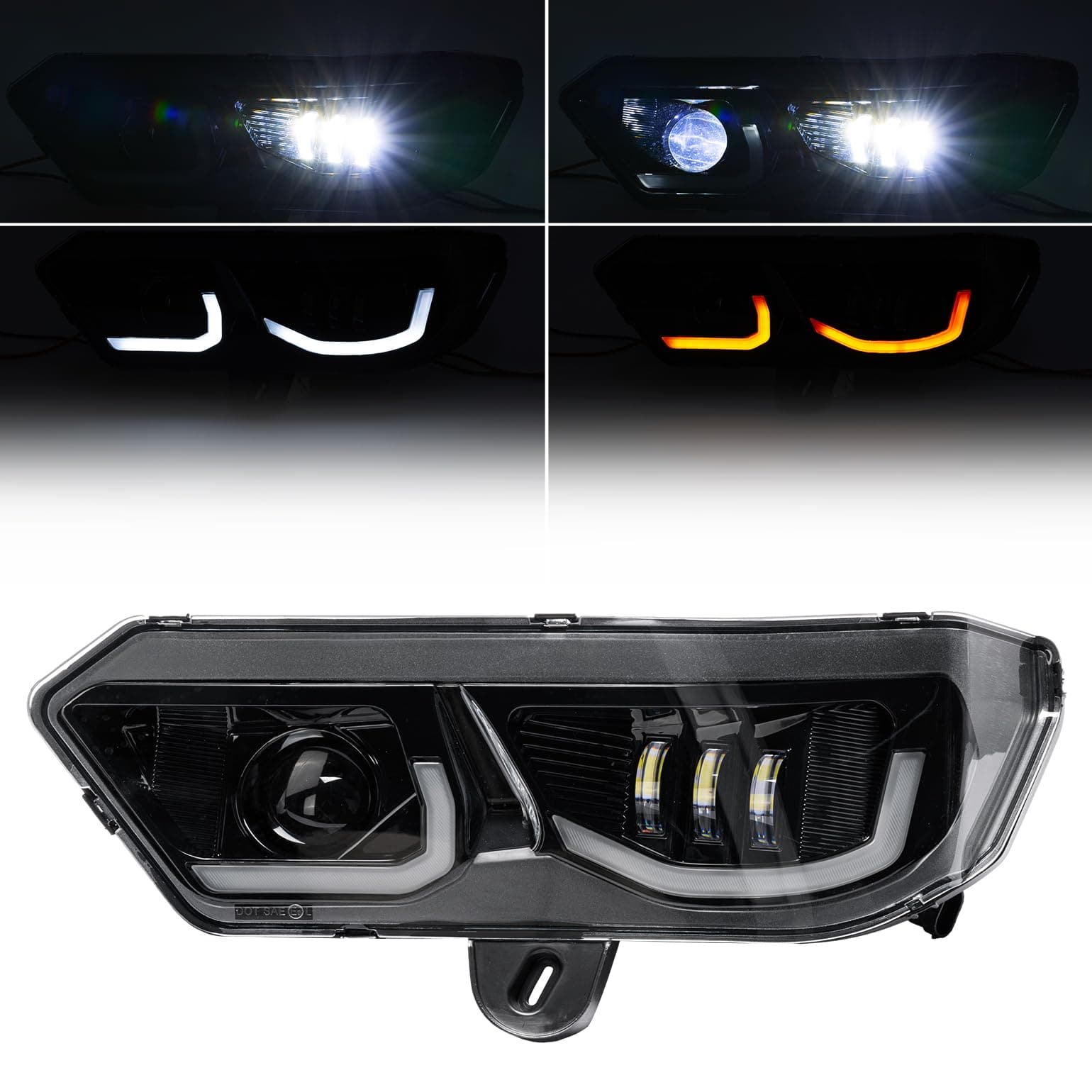 KEMIMOTO Defender HD10 kit fari LED anteriori IP67