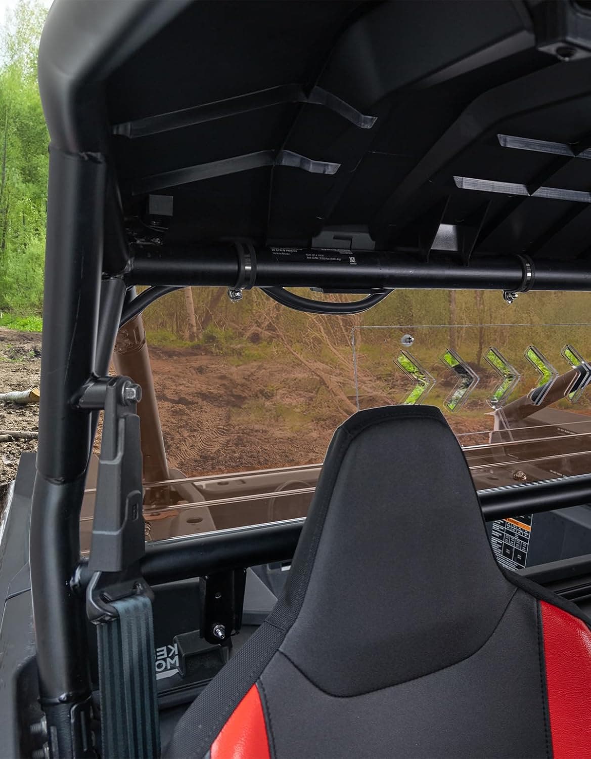 KEMIMOTO RZR XP 1000 Lunotto Posteriore Fume Policarbonato