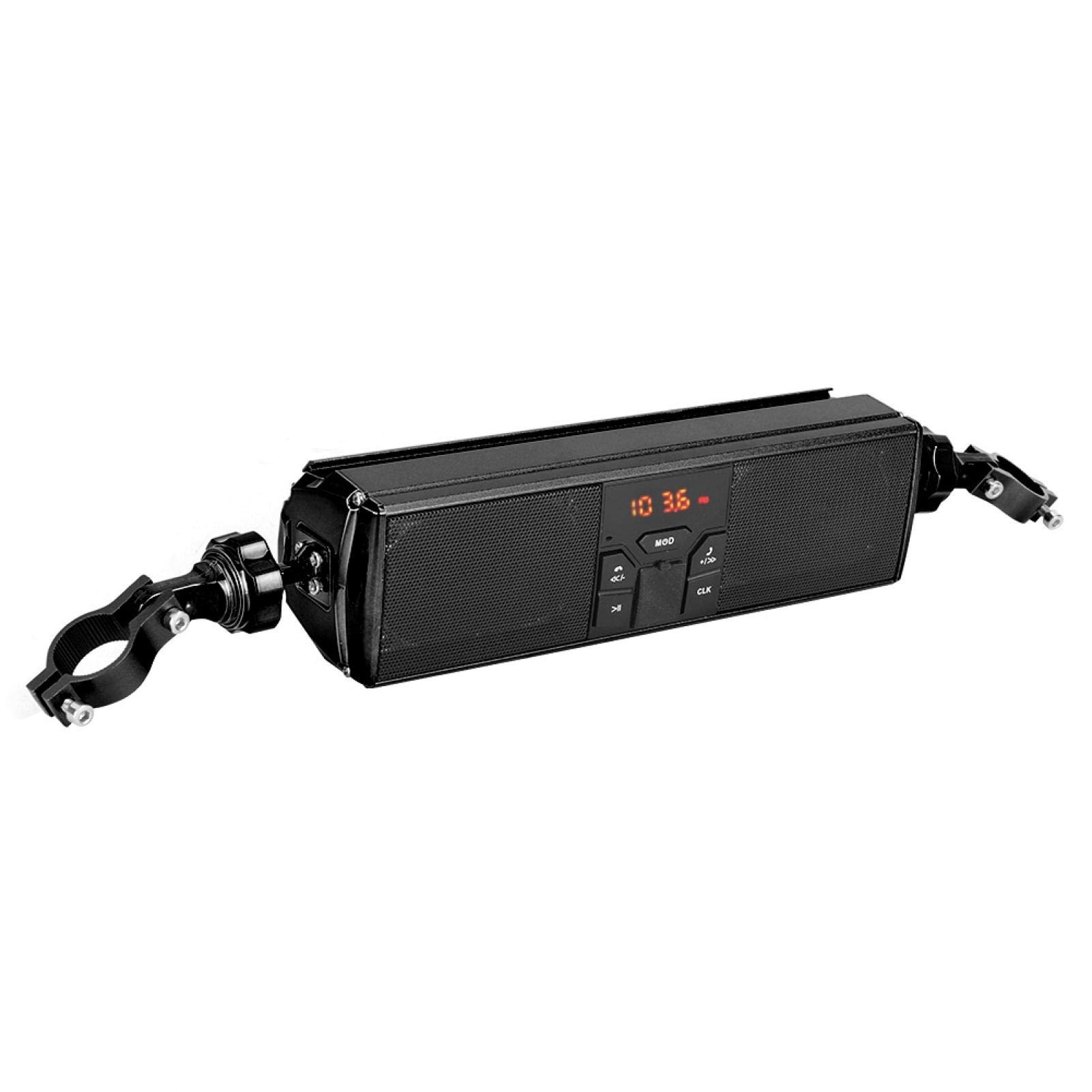 Kuuleyn stereo moto manubrio MP3 USB impermeabile nero
