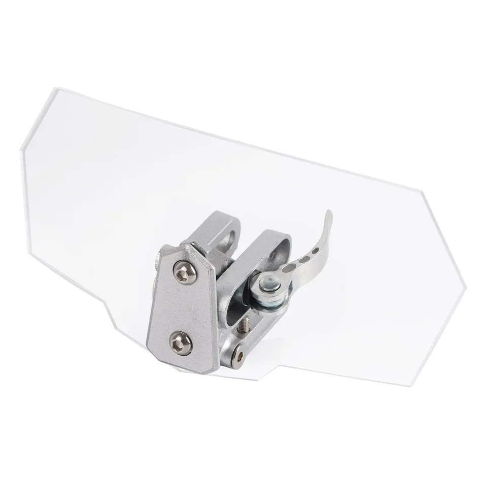 AOWINHIT Deflettore Parabrezza Moto Regolabile 270 mm