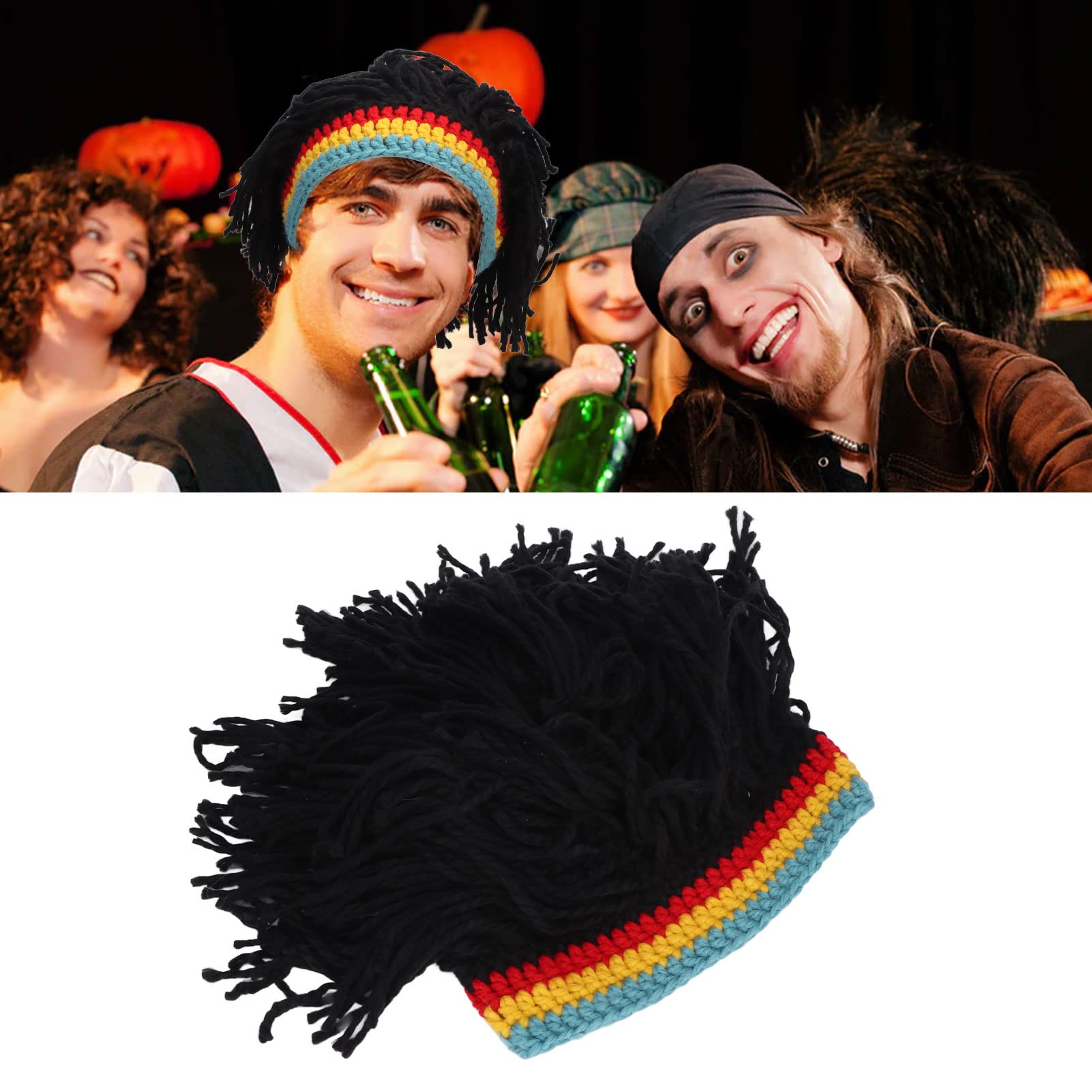 Kuuleyn Berretto Lavoro Maglia con Dreadlocks Unisex Caldo