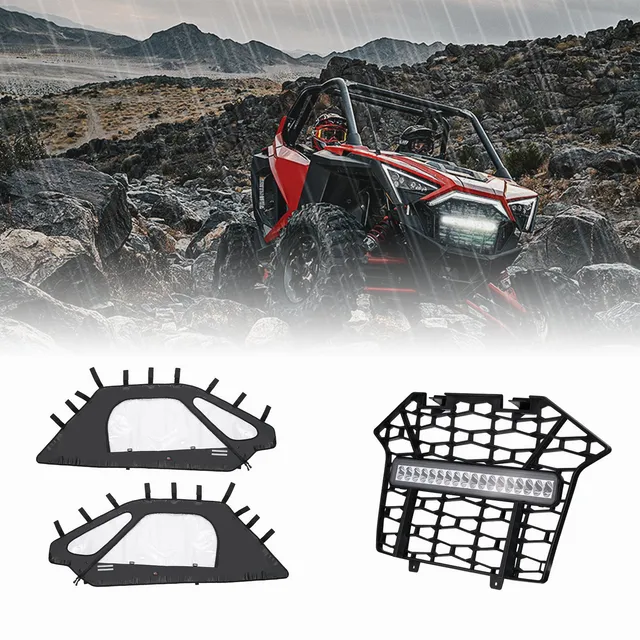 Kemimoto Porte Superiori + Griglia LED per RZR Pro XP
