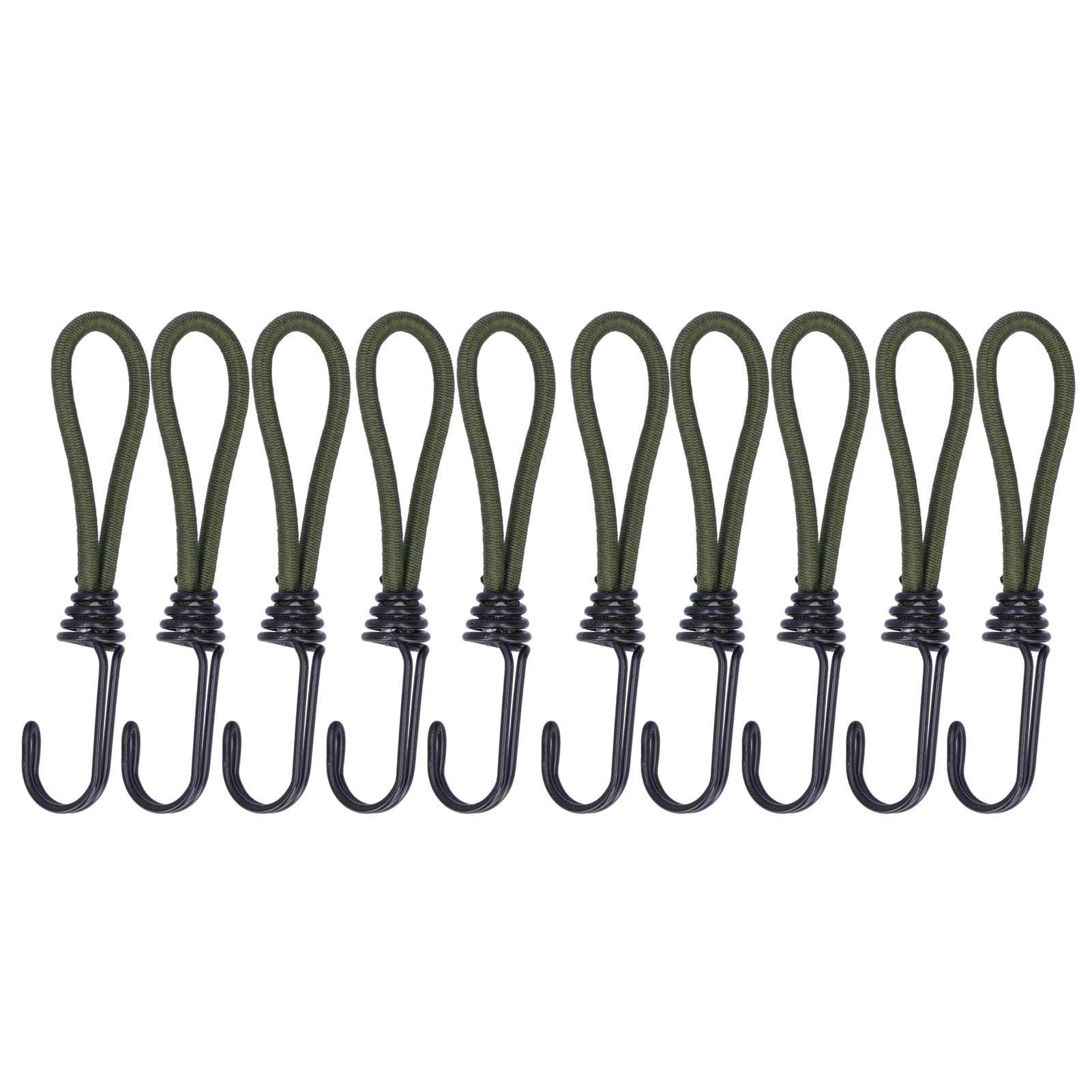 Kuuleyn Corda Elastica Tenda Campeggio 10 Pezzi Gancio