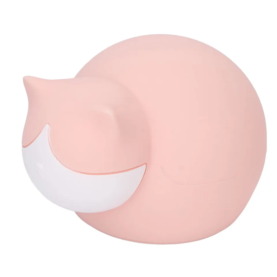 Kuuleyn Borsa Acqua Calda Gatto Silicone Rosa Impacco Caldo Freddo