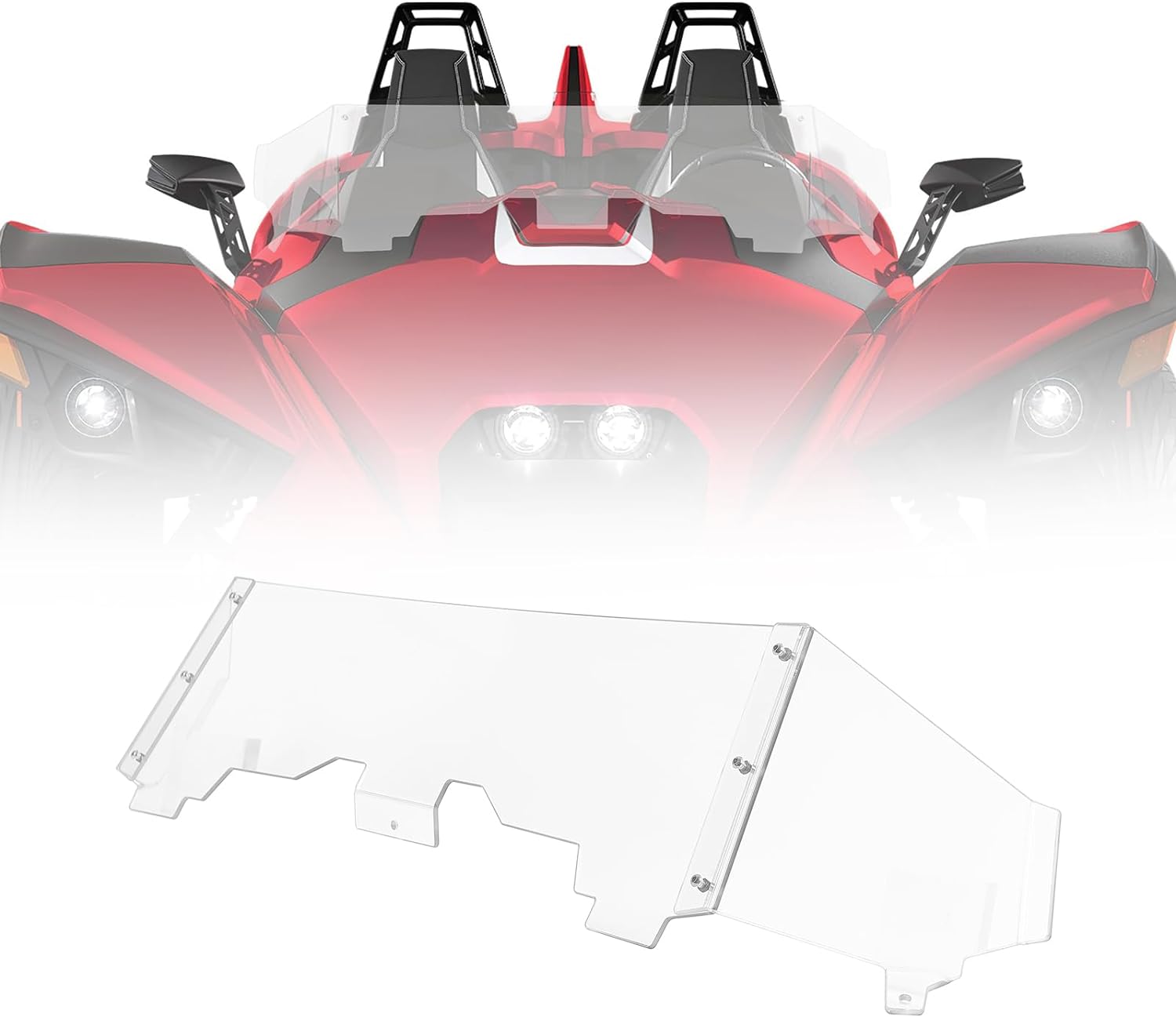 KEMIMOTO Deflettore Parabrezza Polaris Slingshot S SLR PC 190 mm