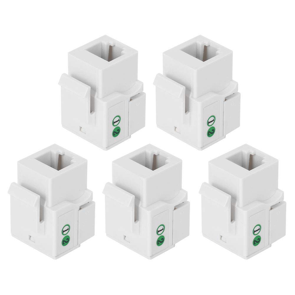 Kuuleyn CAT3 Presa Telefonica RJ11 5 Pezzi con Copertura